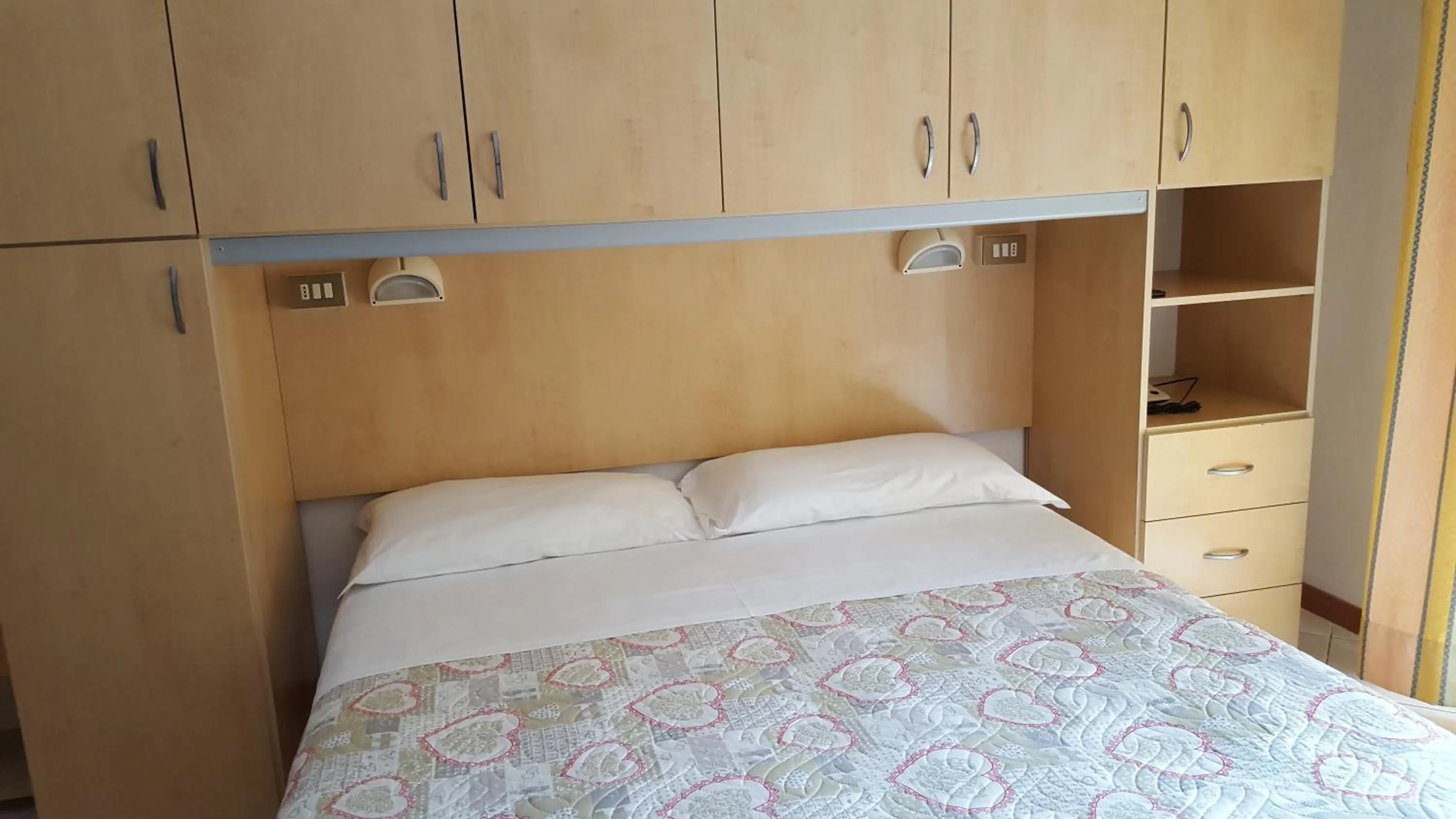 Decorative detail, Bed in Hotel Canova