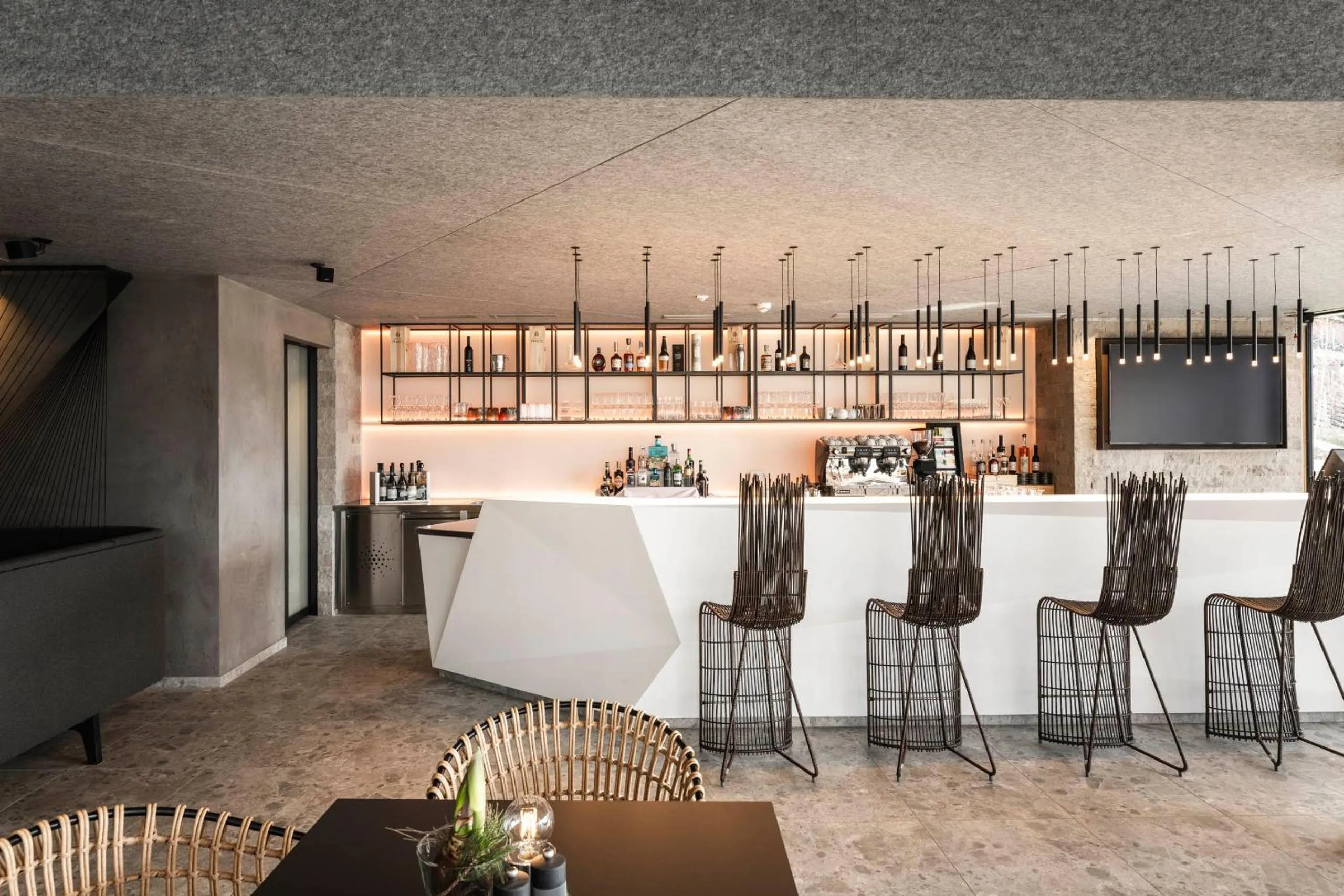 Lounge or bar in Hotel Rosengarten (Schenna Resort)