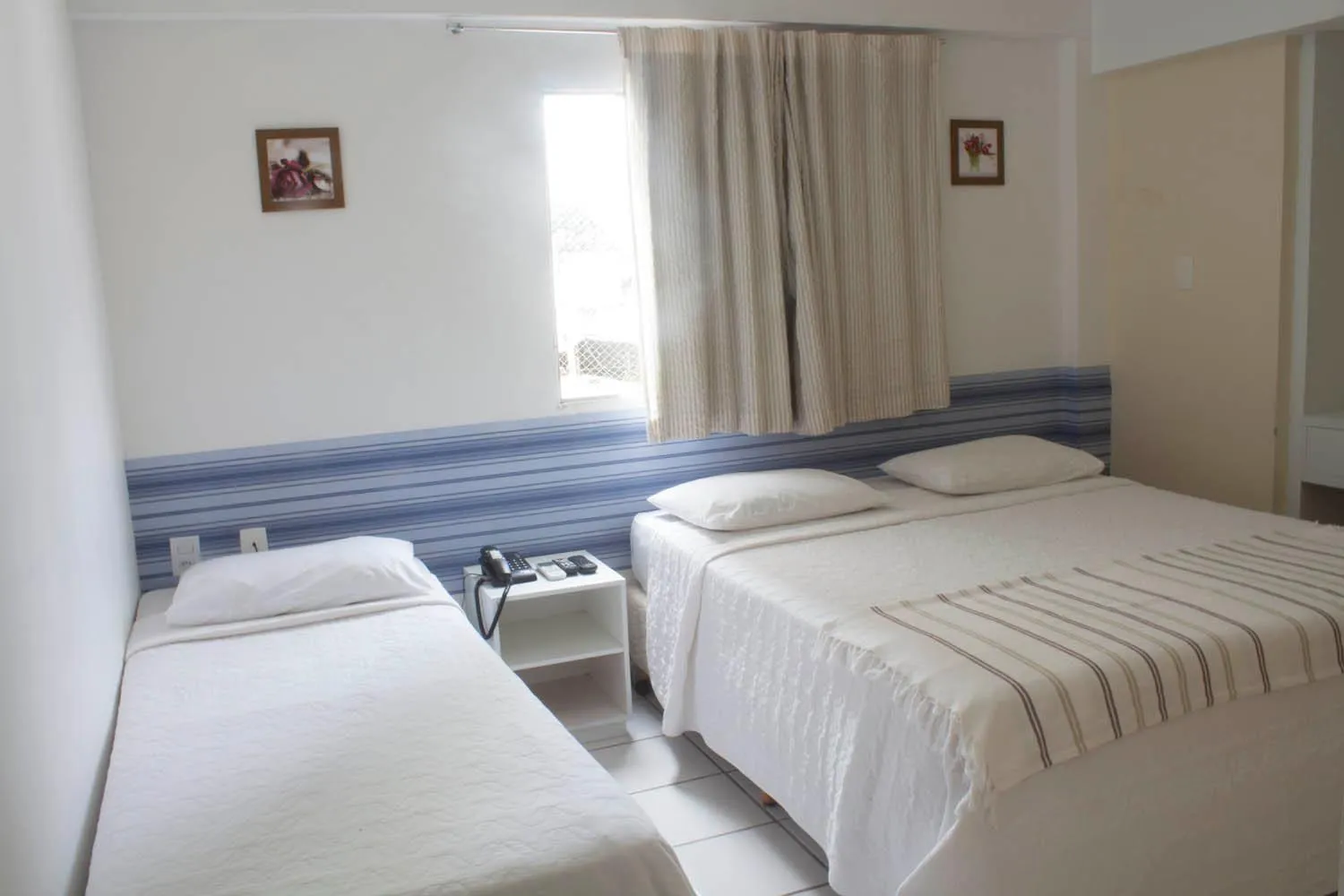 Bed in Hotel Agua Marinha