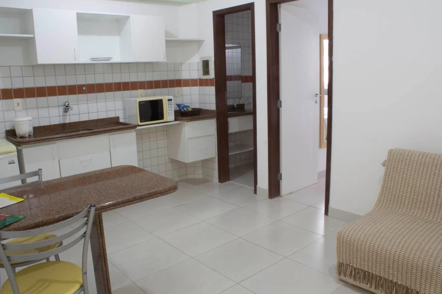 Kitchen or kitchenette in Hotel Agua Marinha