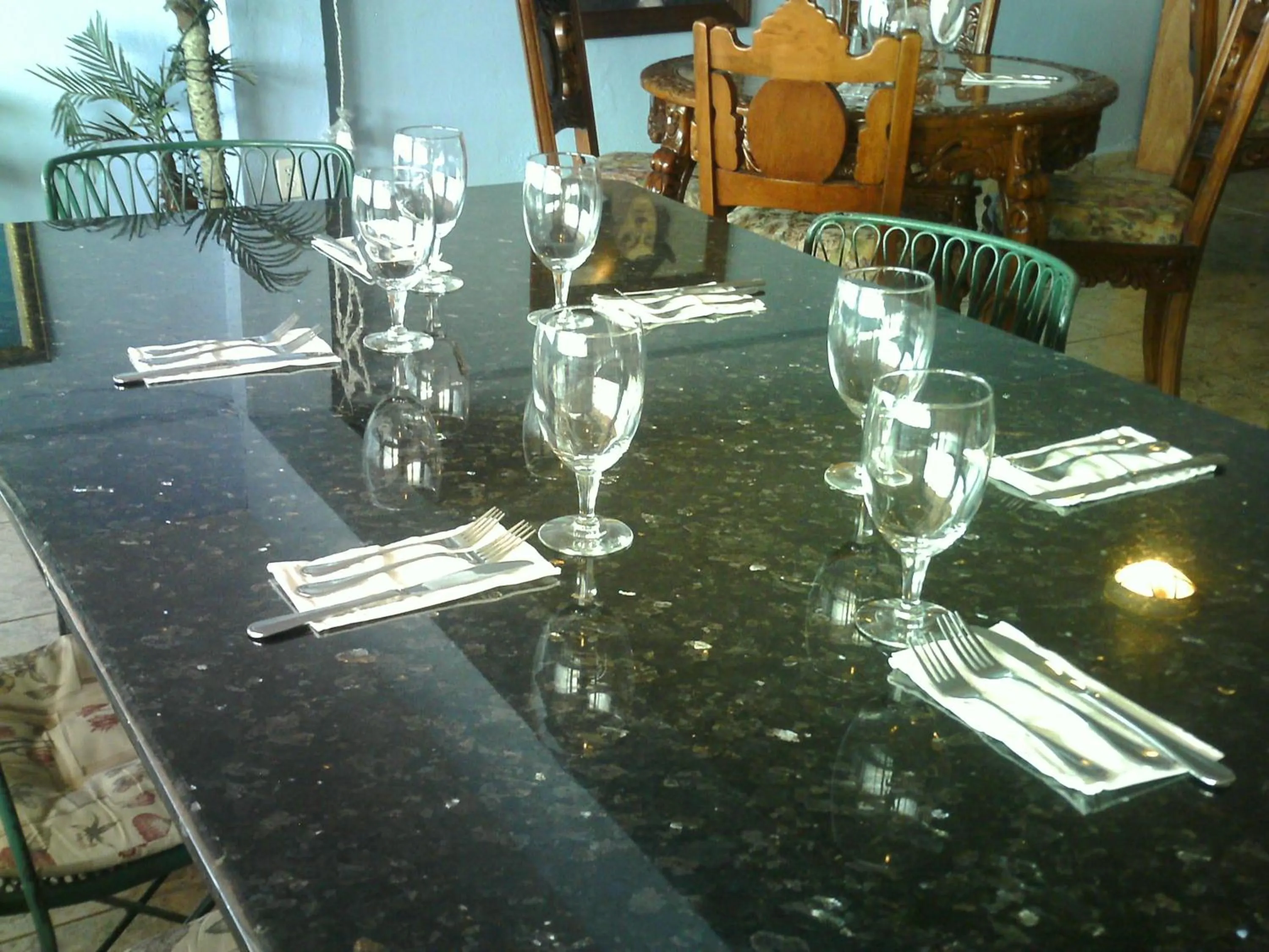 Dining area in Hotel Colombus