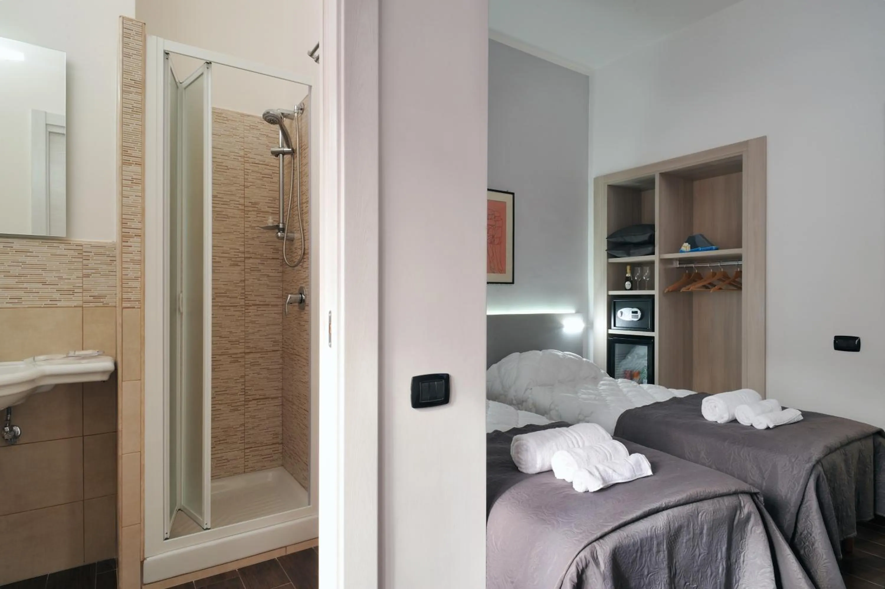 Bed in B&B Il Bacio di Napoli