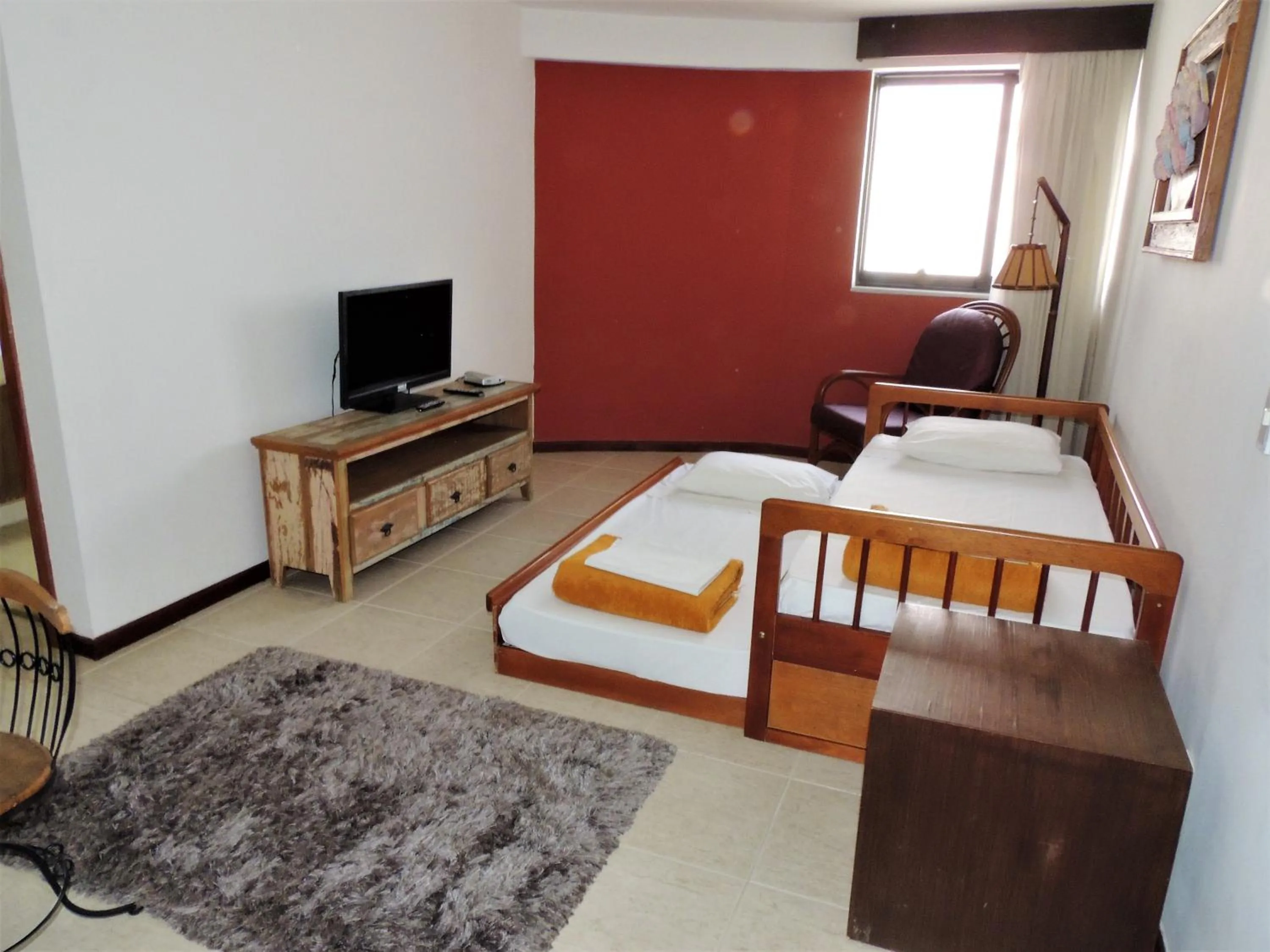 Bed in Mondrian Suite Hotel