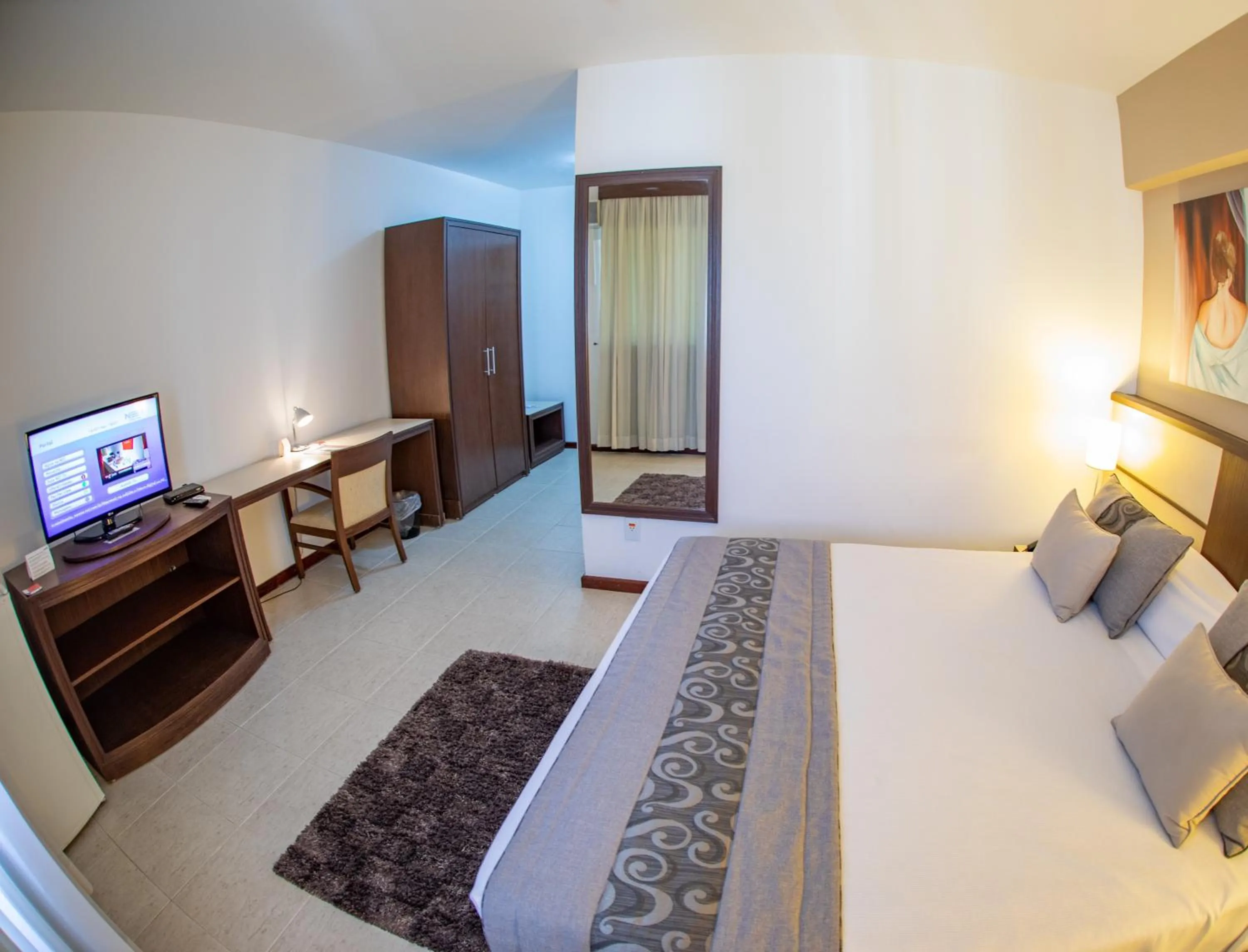 Bed in Mondrian Suite Hotel