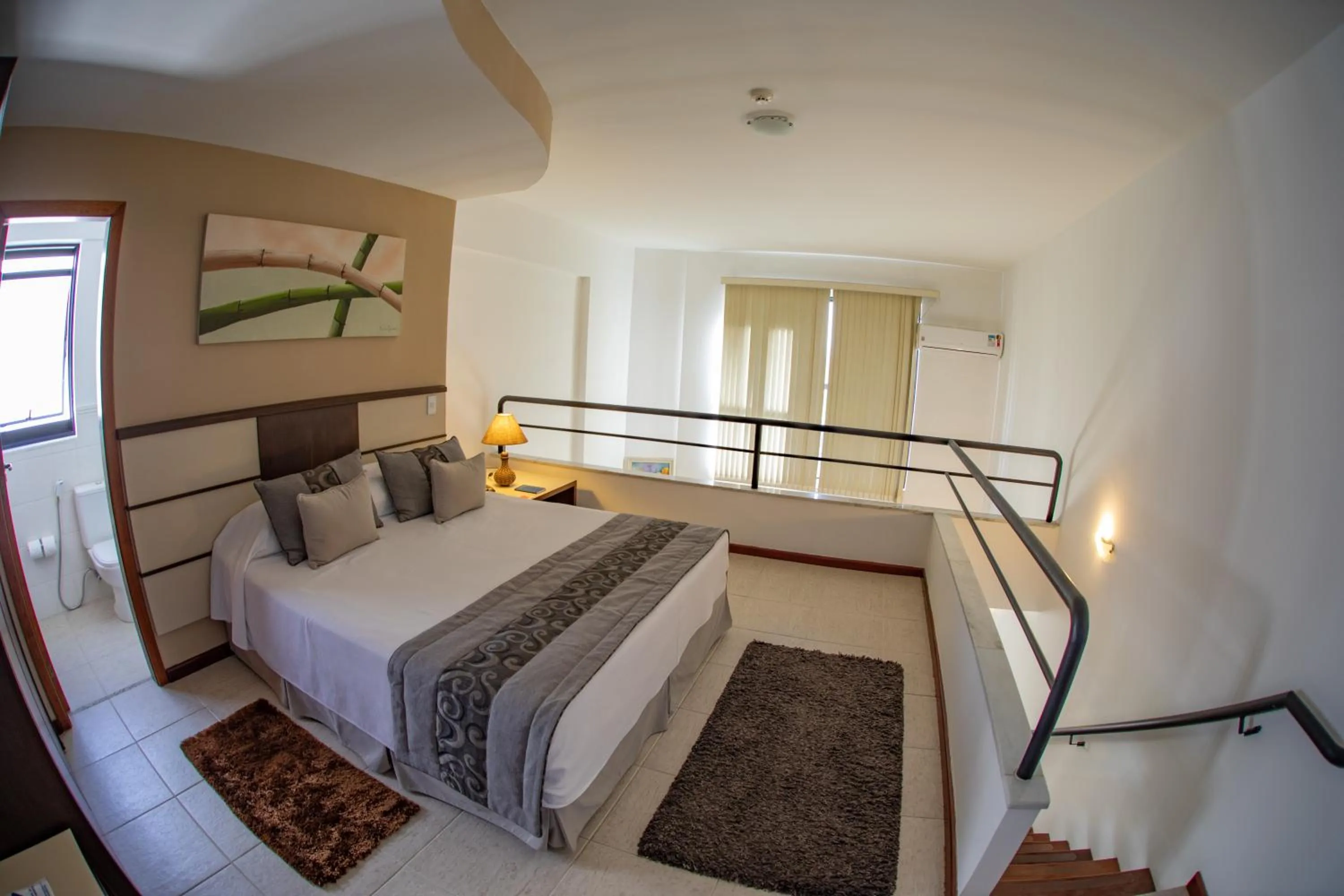 Bed in Mondrian Suite Hotel