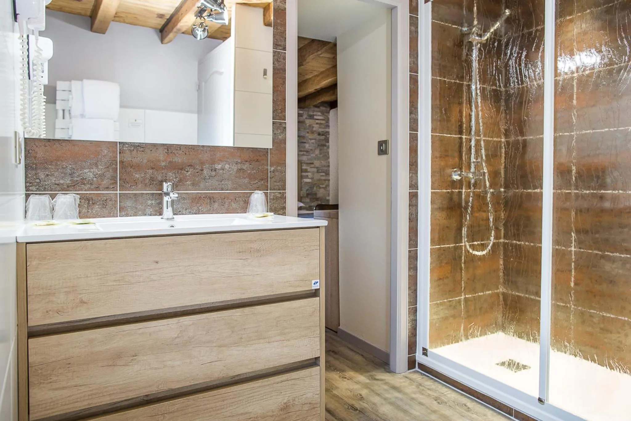 Staff in Logis Hotel Erreguina