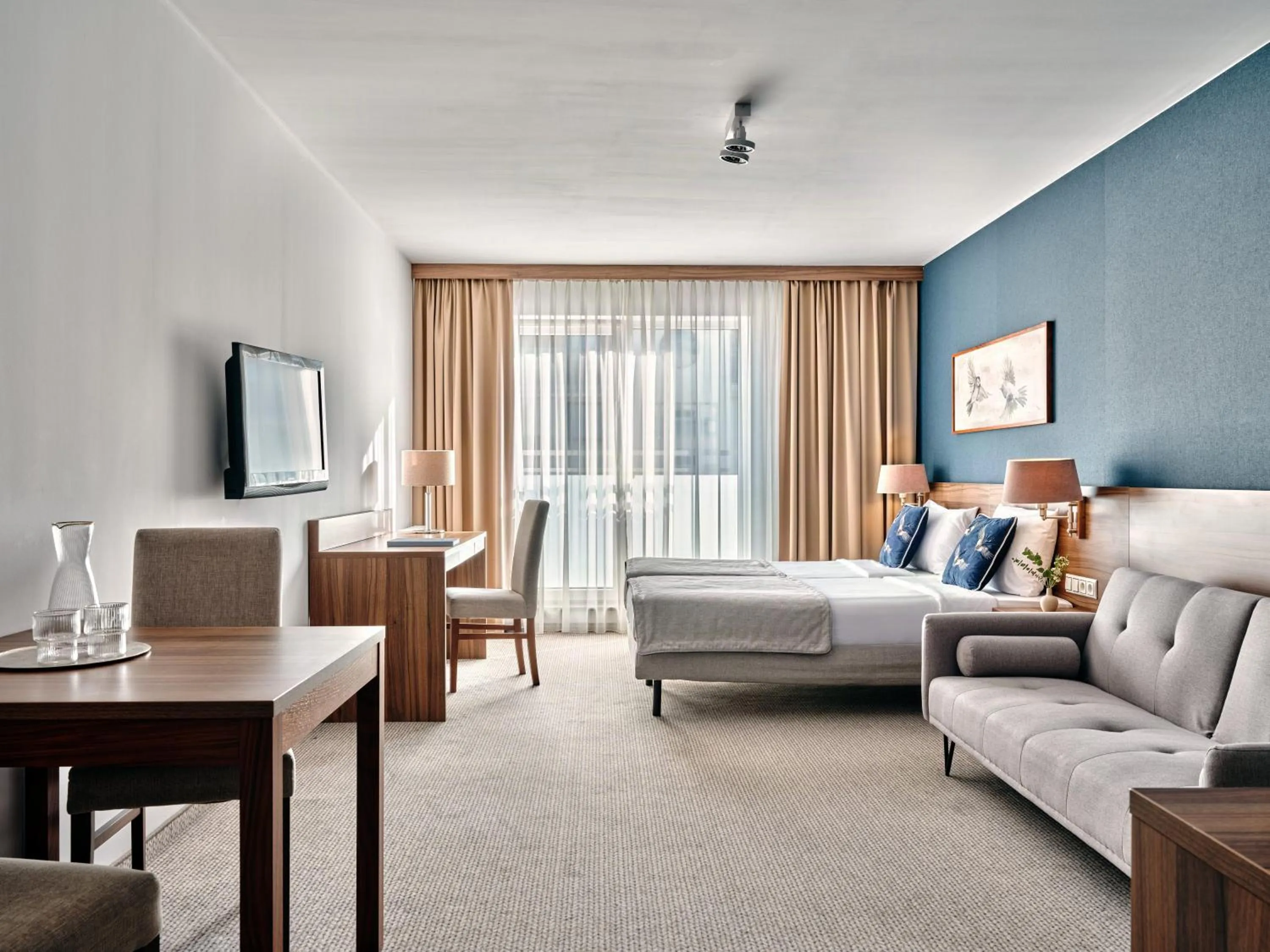 Bedroom, Bed in Arche Hotel Puławska Residence Warszawa