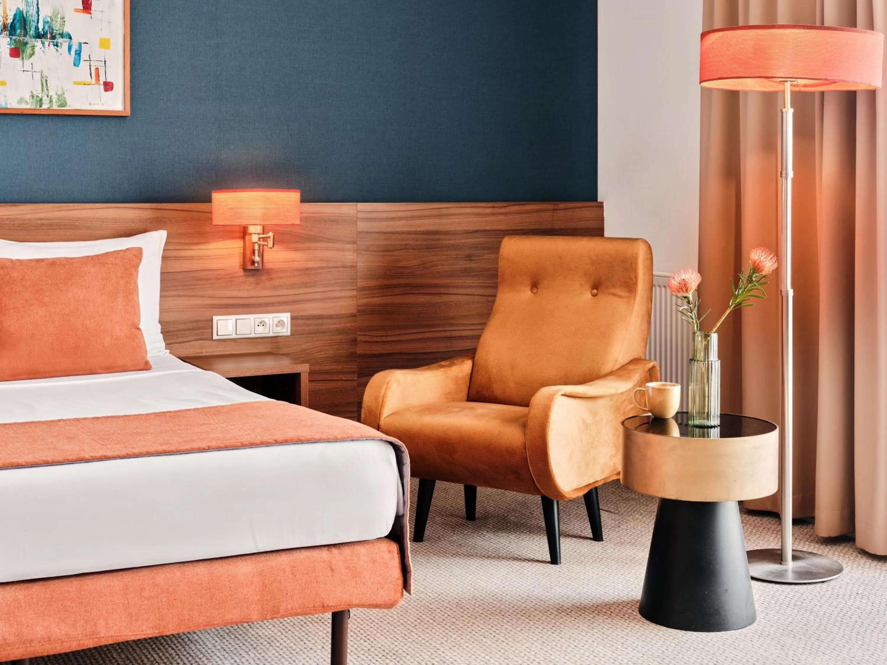 Bedroom, Bed in Arche Hotel Puławska Residence Warszawa