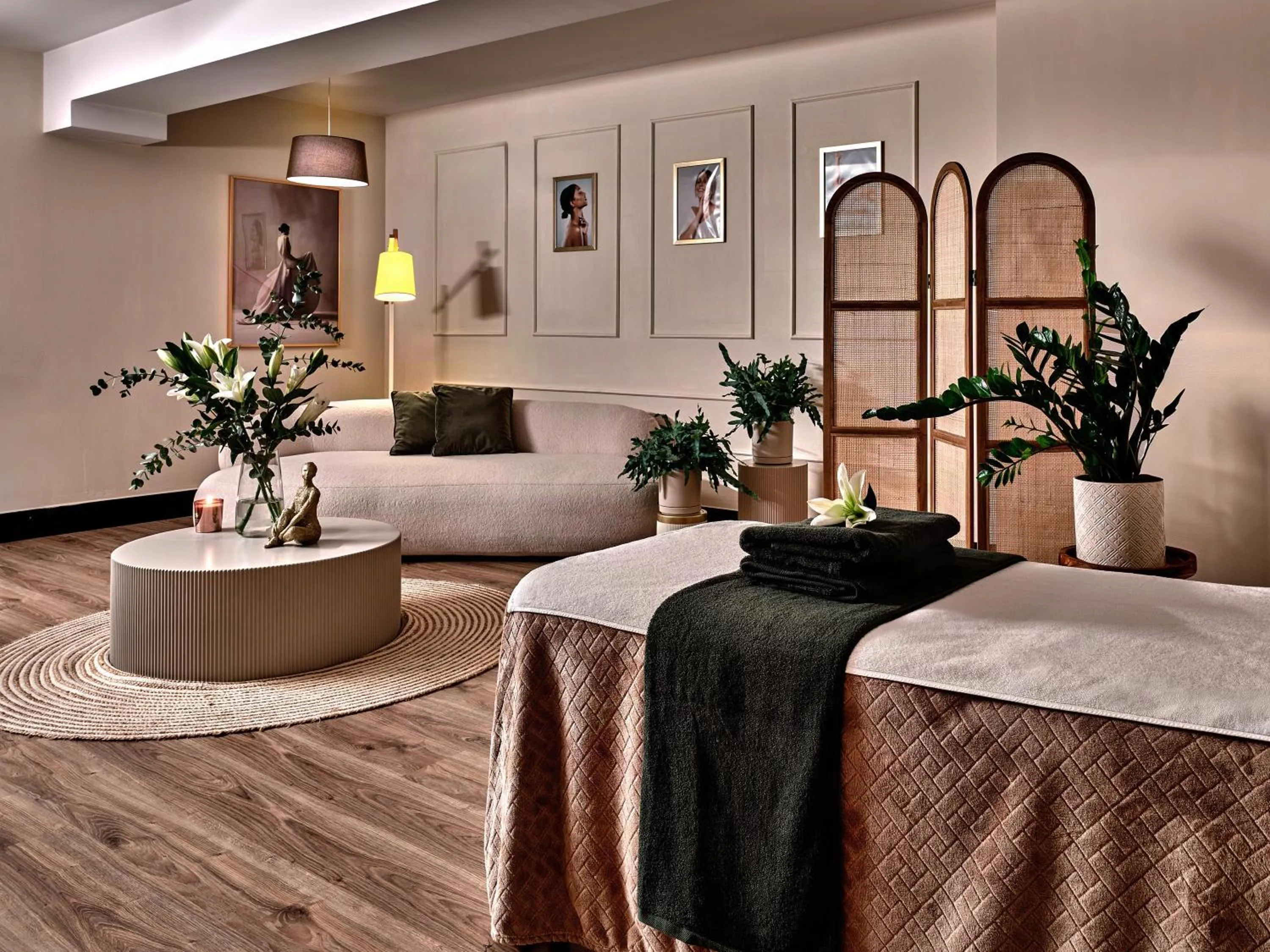 Bed in Arche Hotel Puławska Residence Warszawa