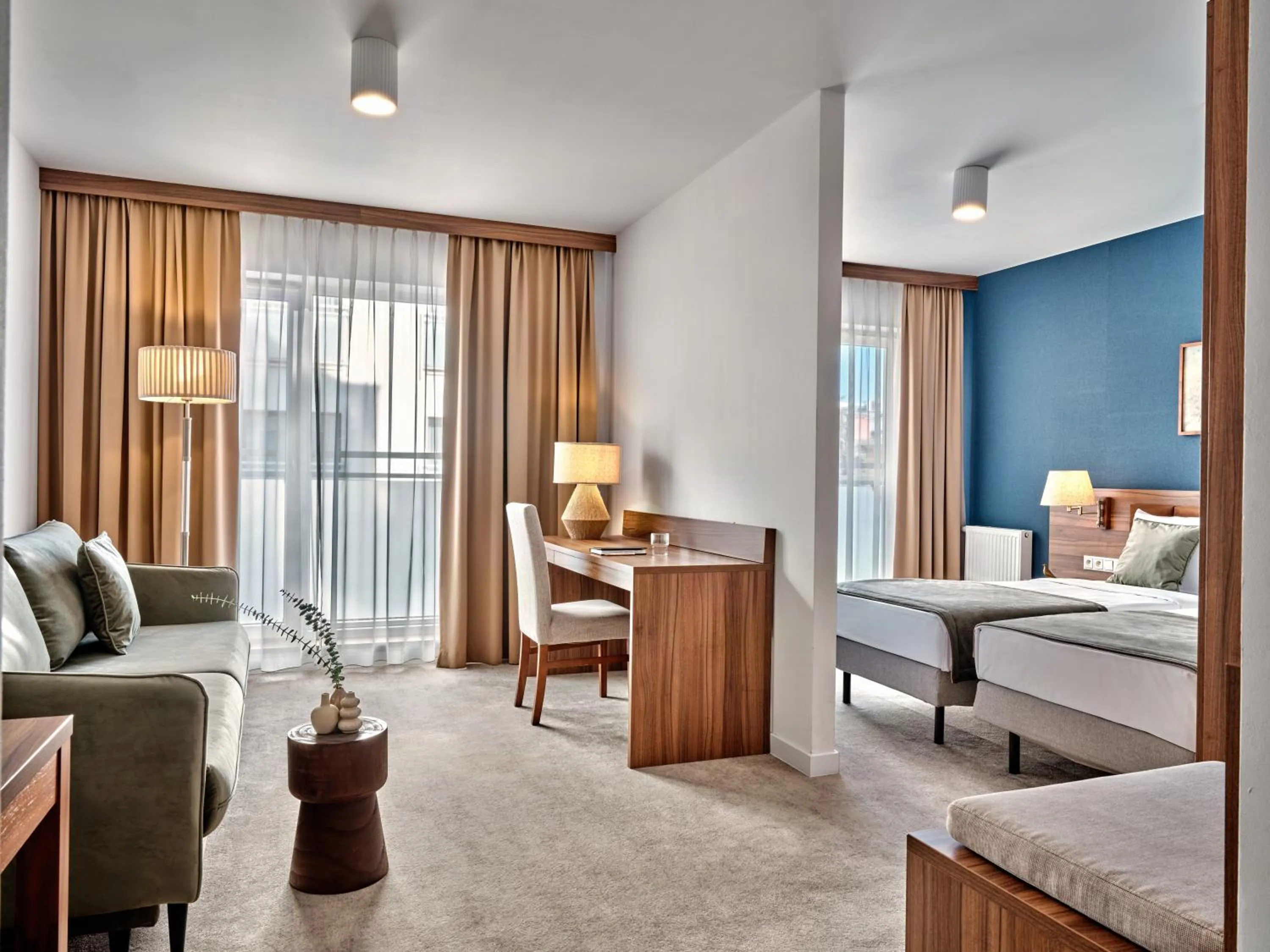 Bedroom, Bed in Arche Hotel Puławska Residence Warszawa