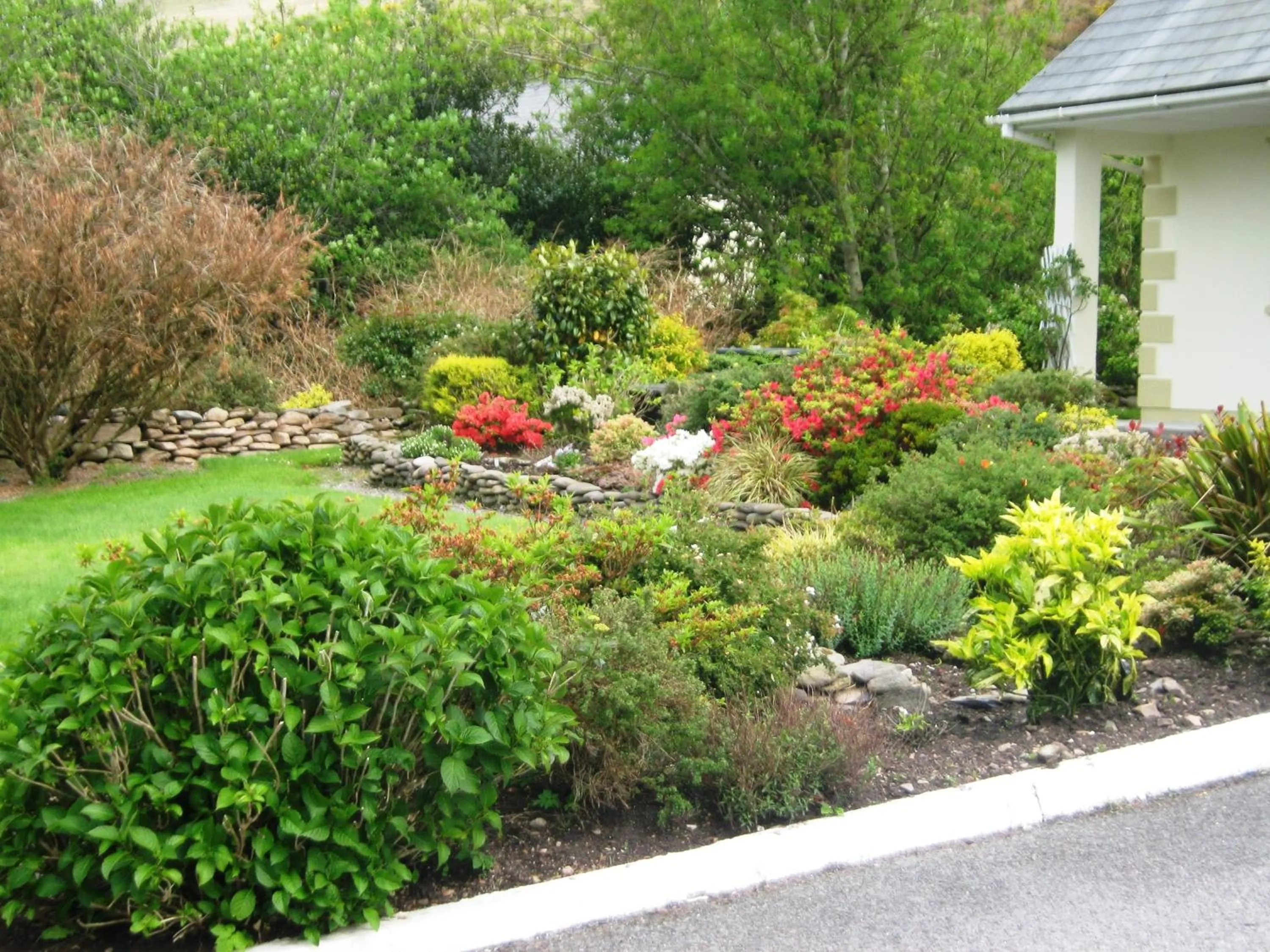 Garden view in Glencurrah House B&B