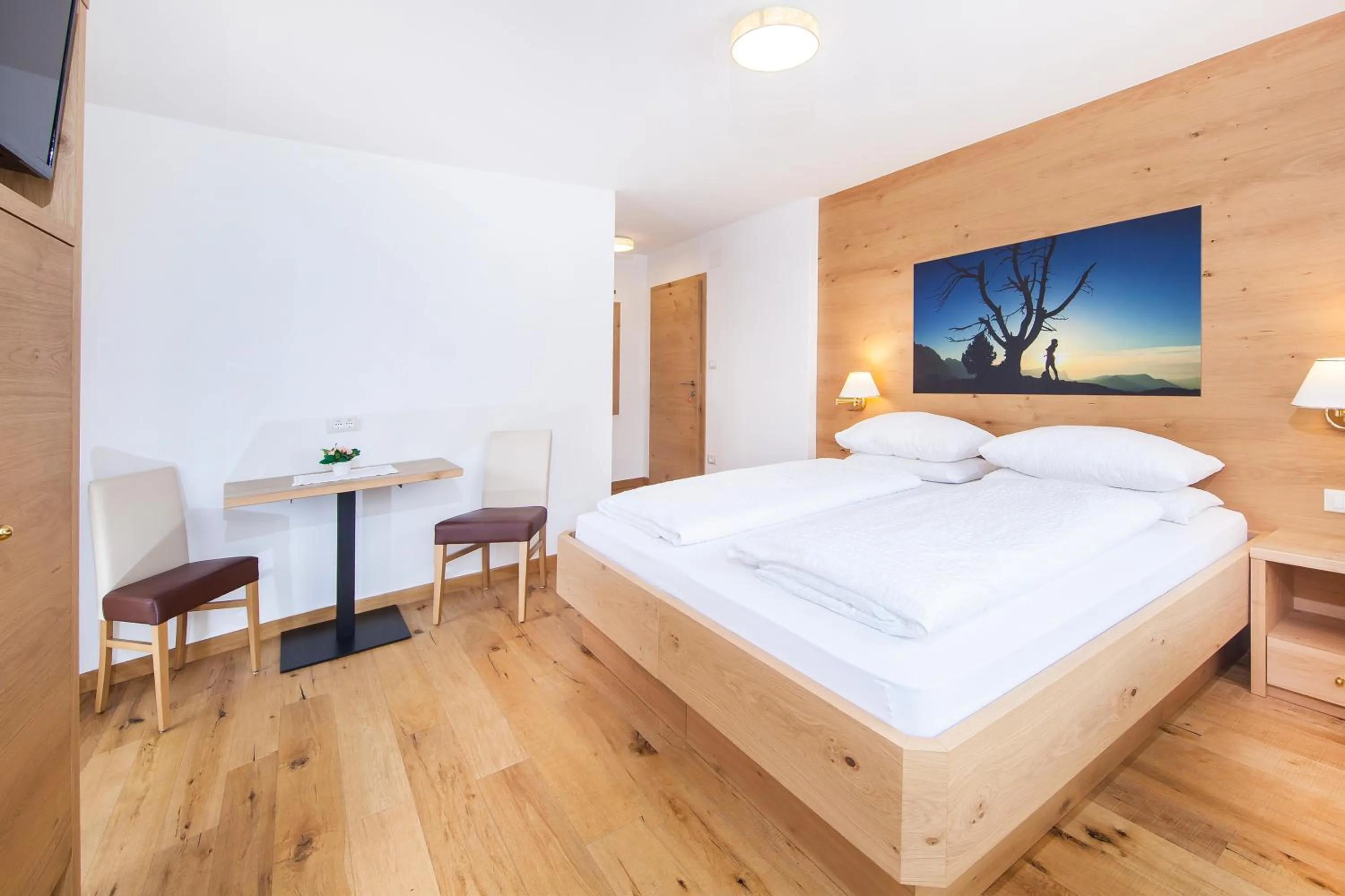 Bed in Hotel Garni Morene