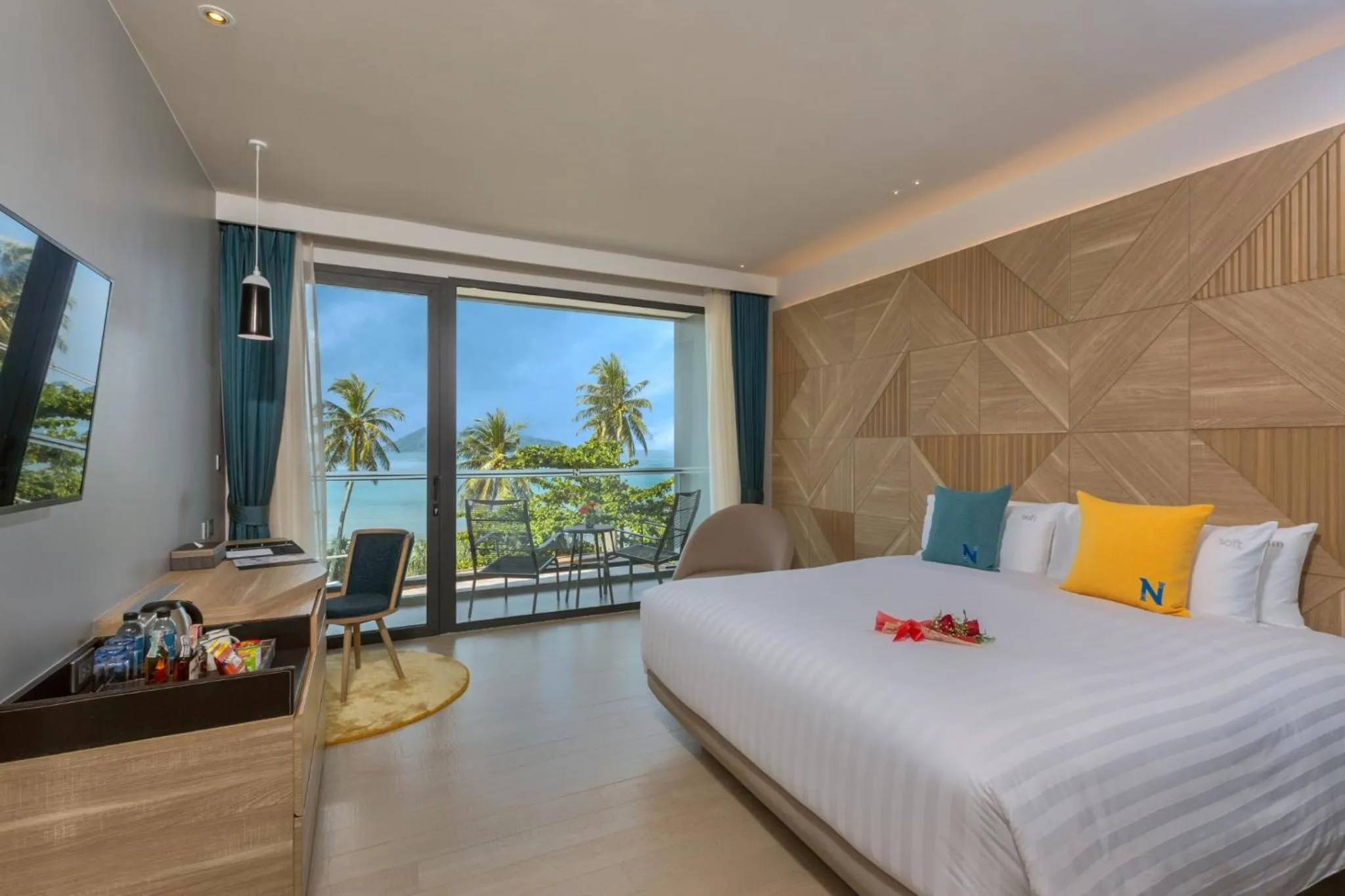 View (from property/room), Bed in The Nature Phuket - SHA Extra Plus
