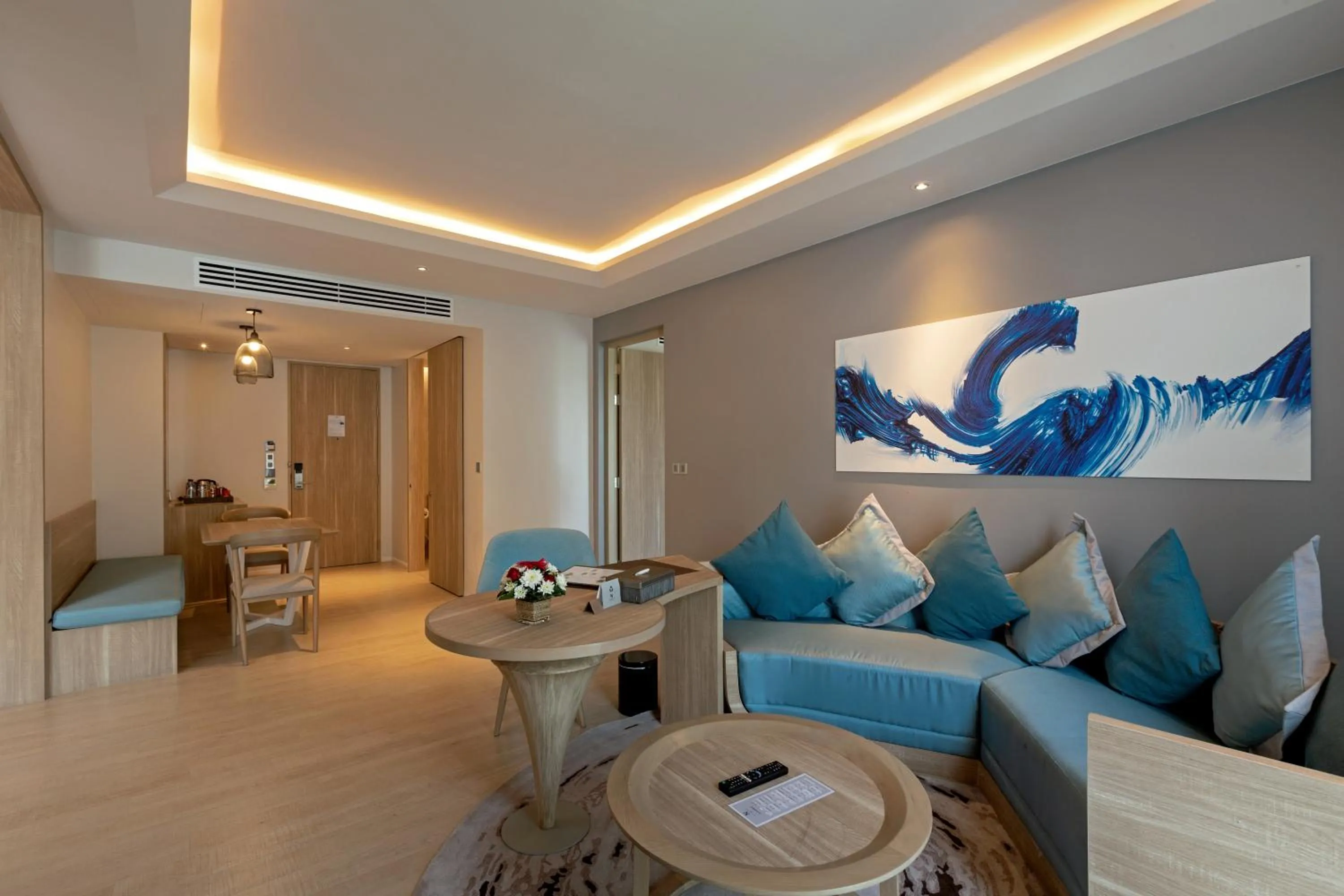 Living room in The Nature Phuket - SHA Extra Plus