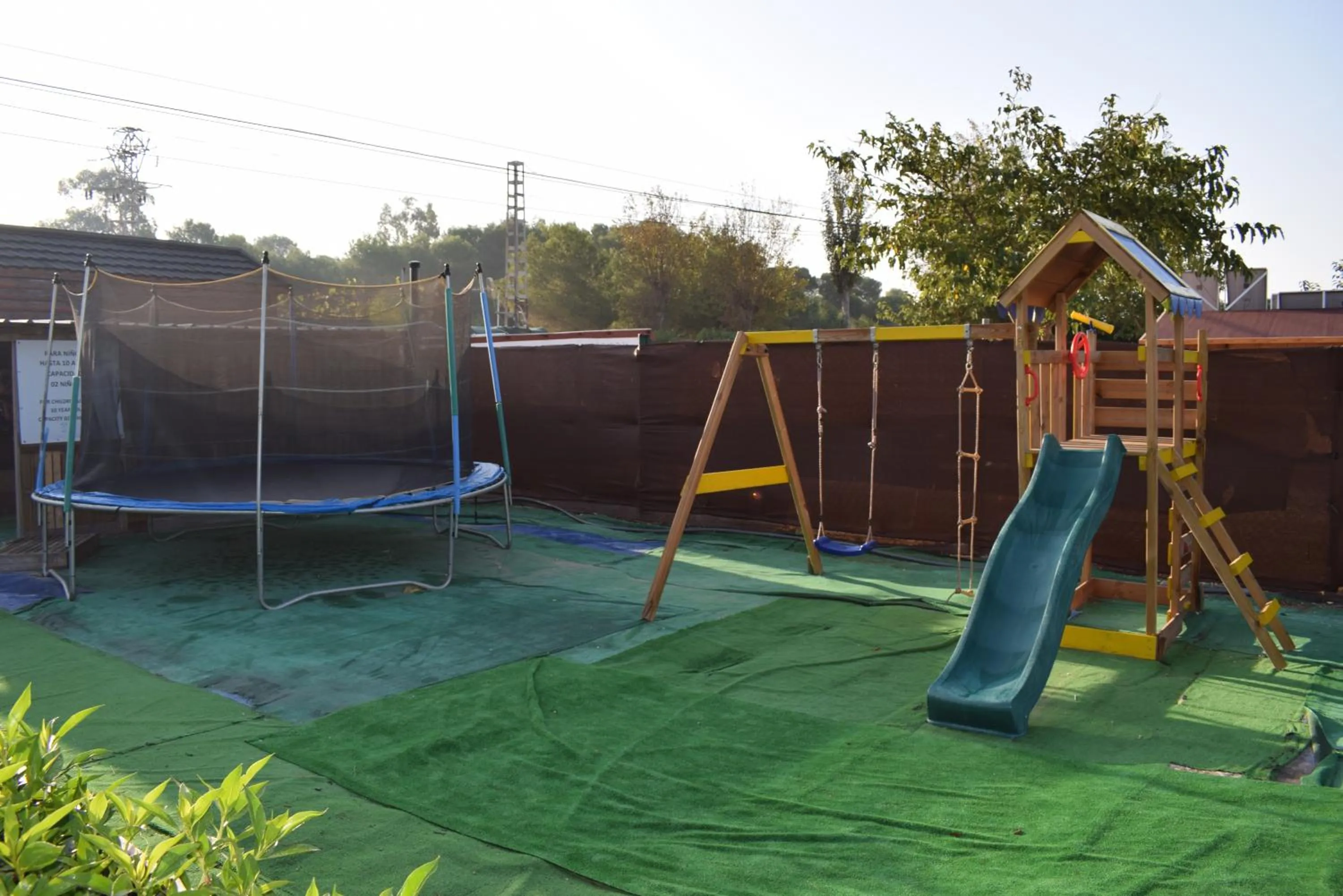 Children play ground in Bungalows Park Albufera
