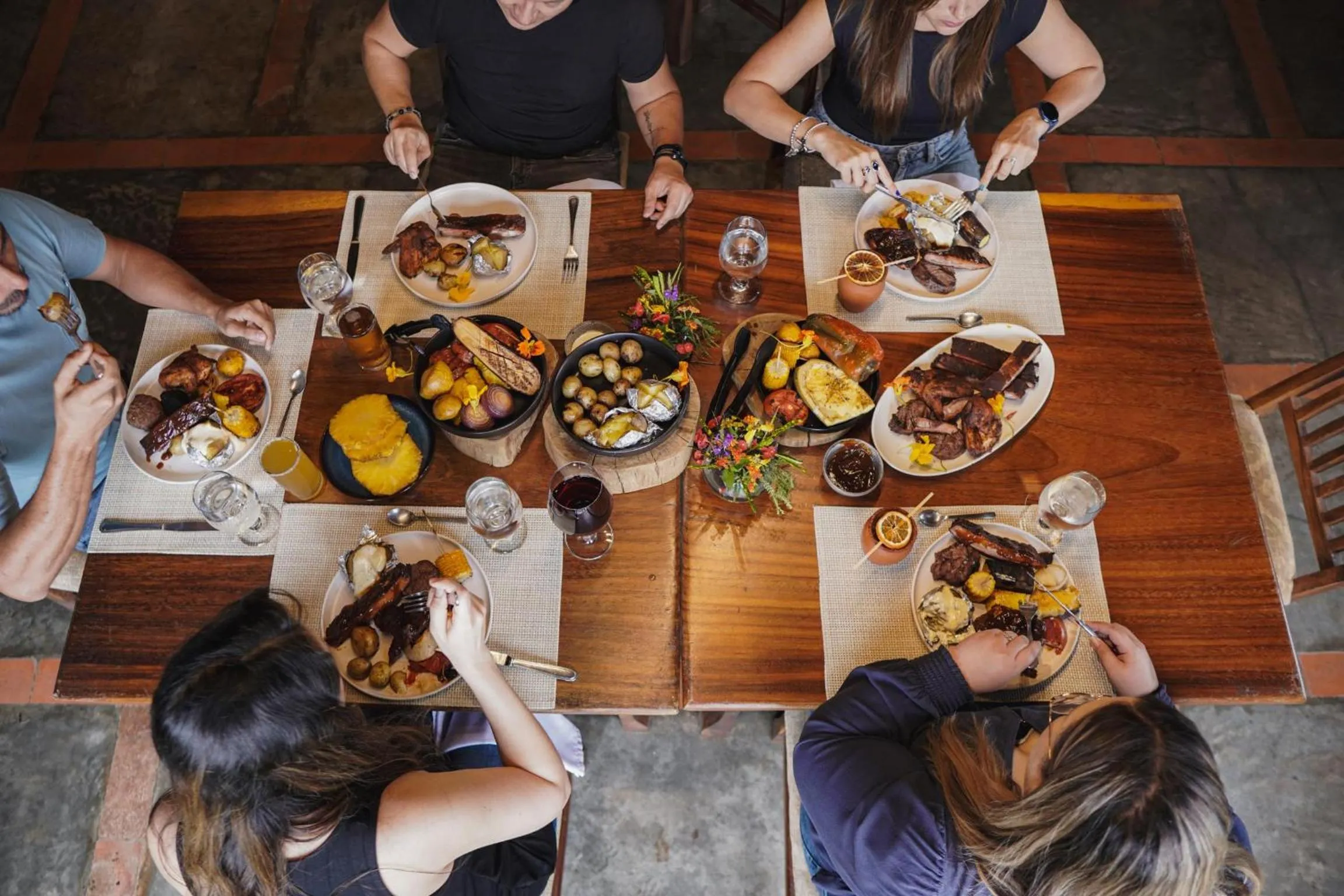 Lunch in Villa Blanca Cloud Forest Hotel & Retreat