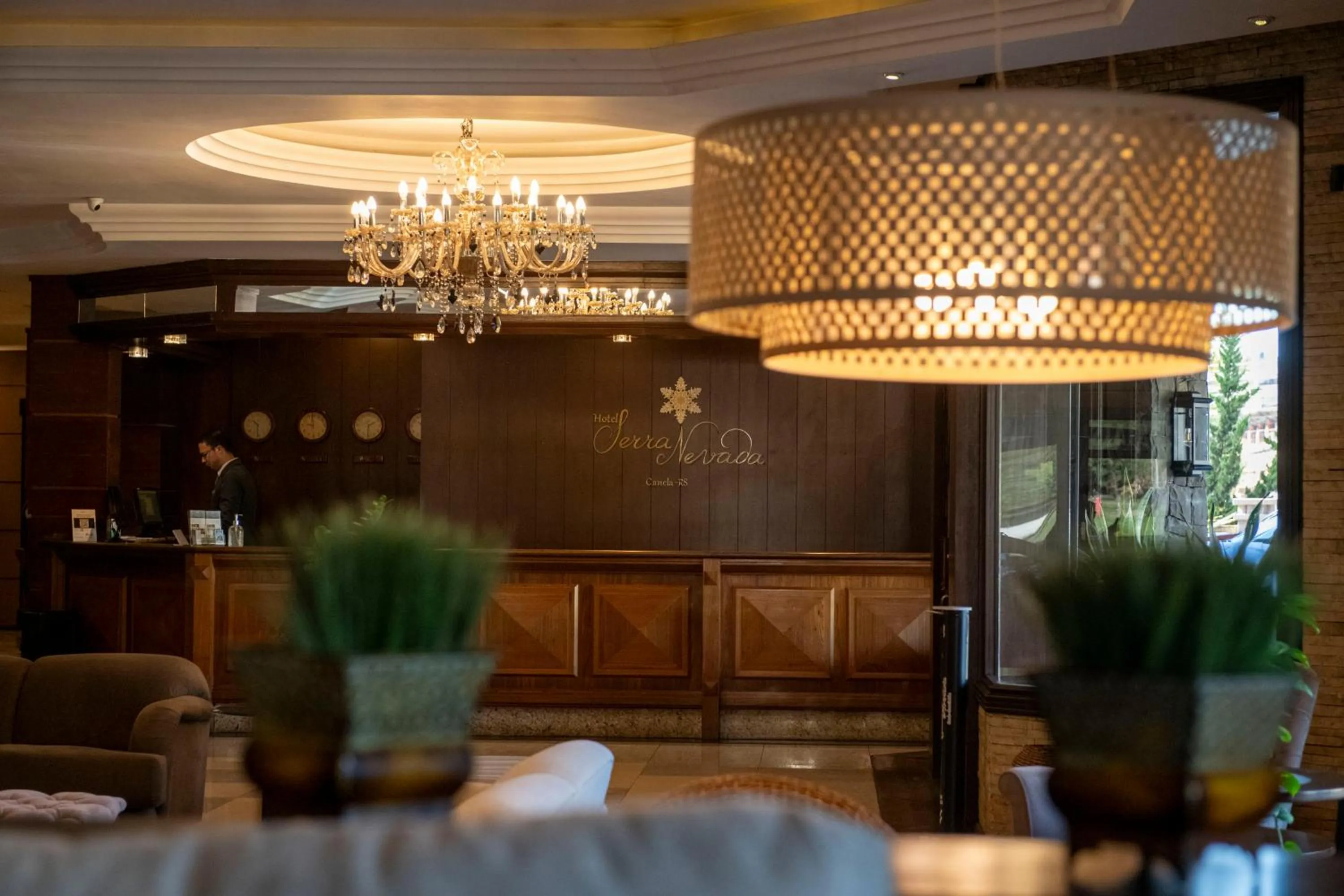 Lobby or reception in Hotel Serra Nevada