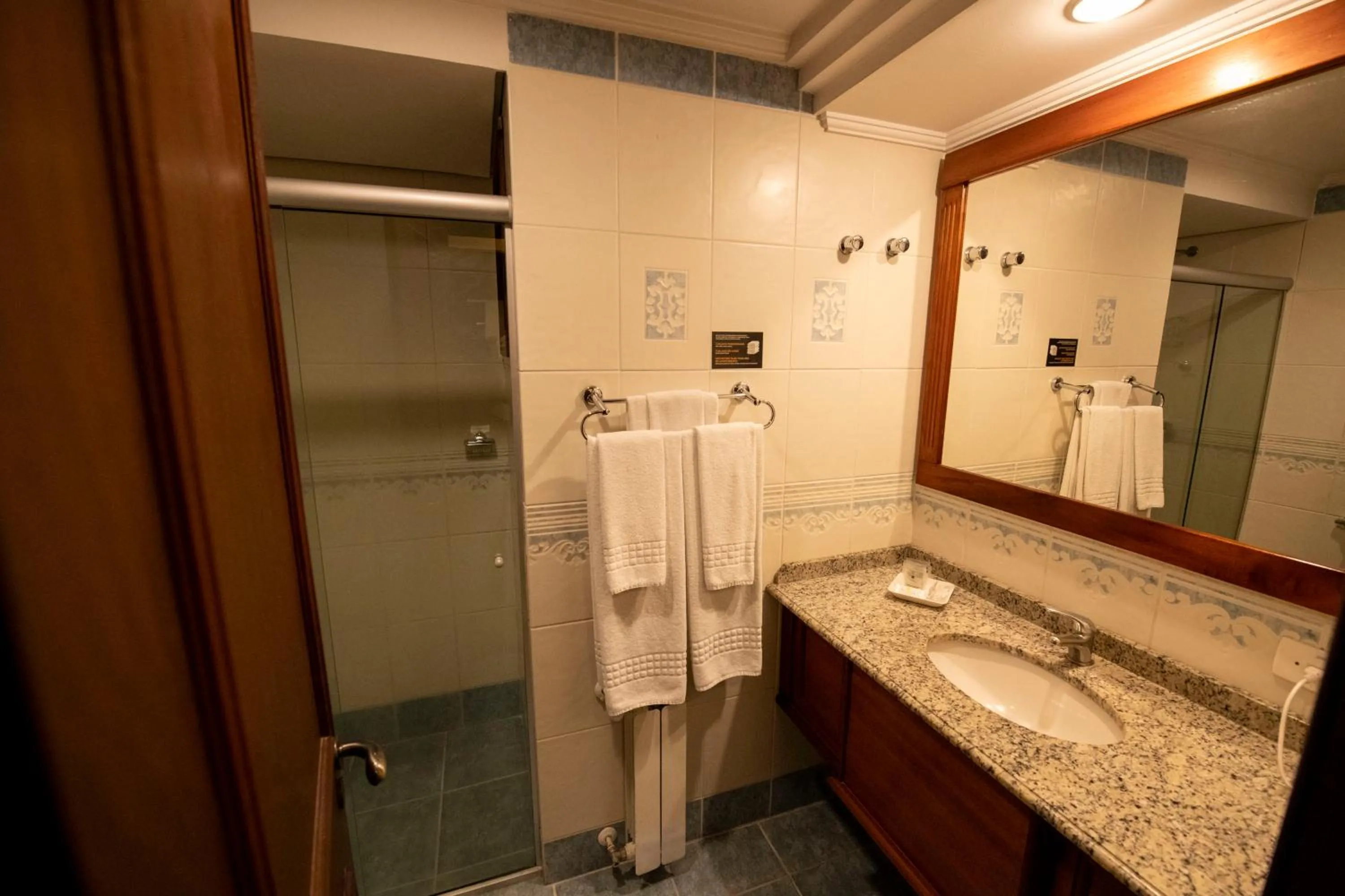 Shower in Hotel Serra Nevada