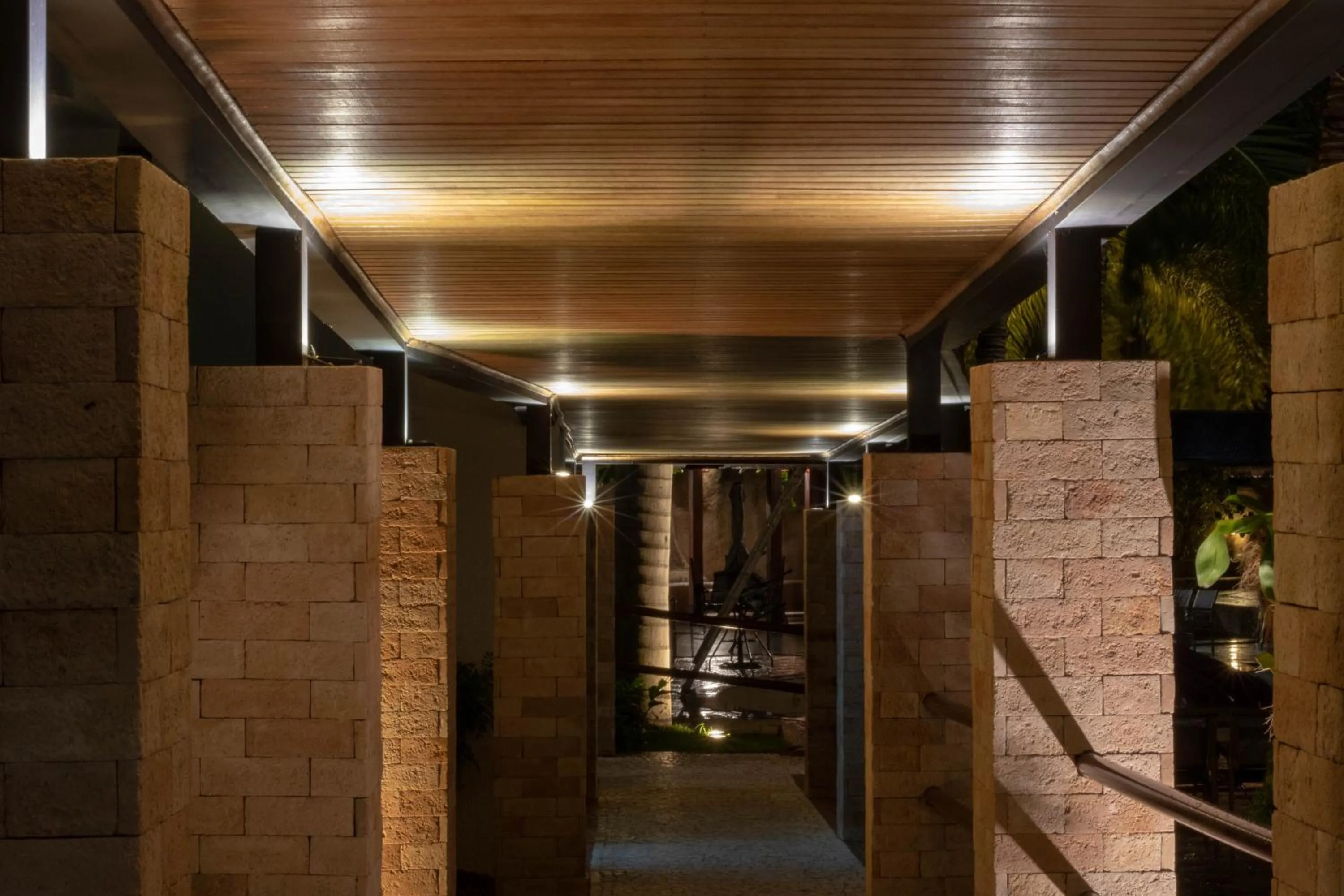 Inner courtyard view in Hotel Morada do Sol