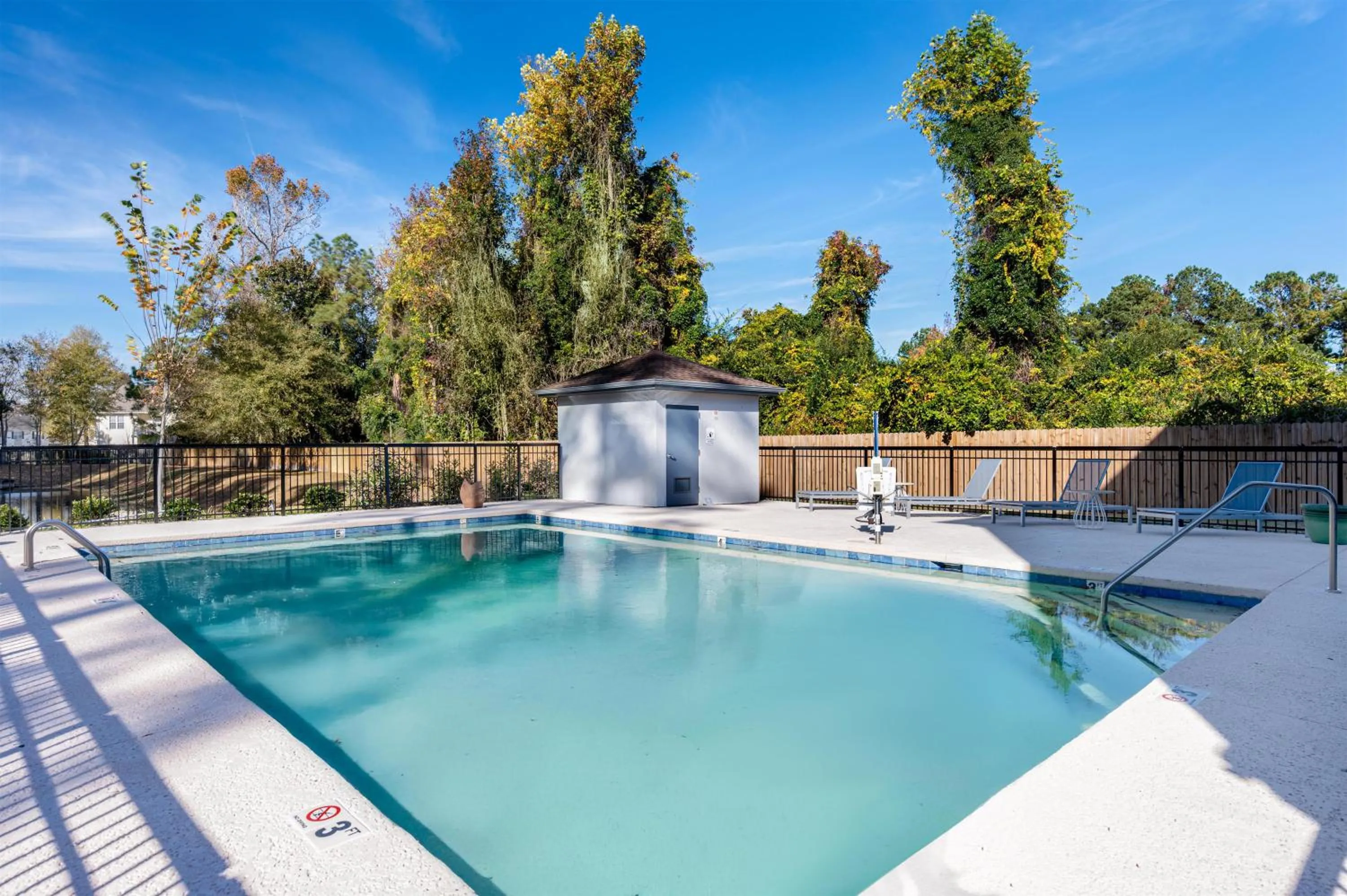 Pool view in Spark By Hilton Wilmington