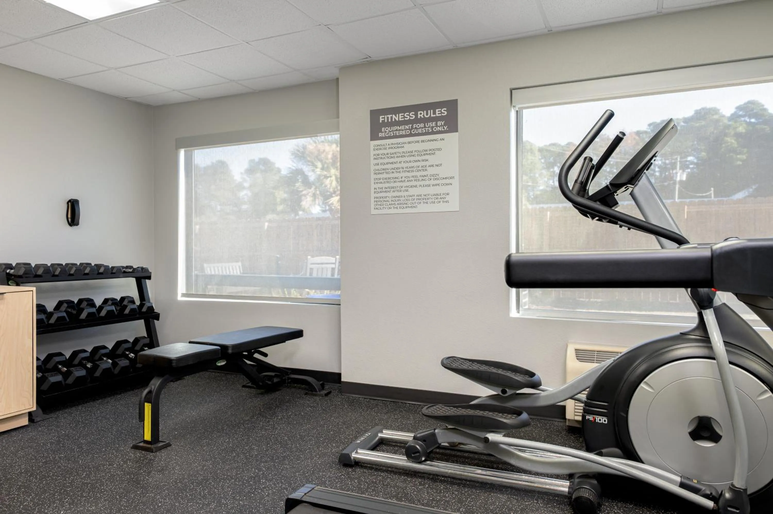 Fitness centre/facilities in Spark By Hilton Wilmington