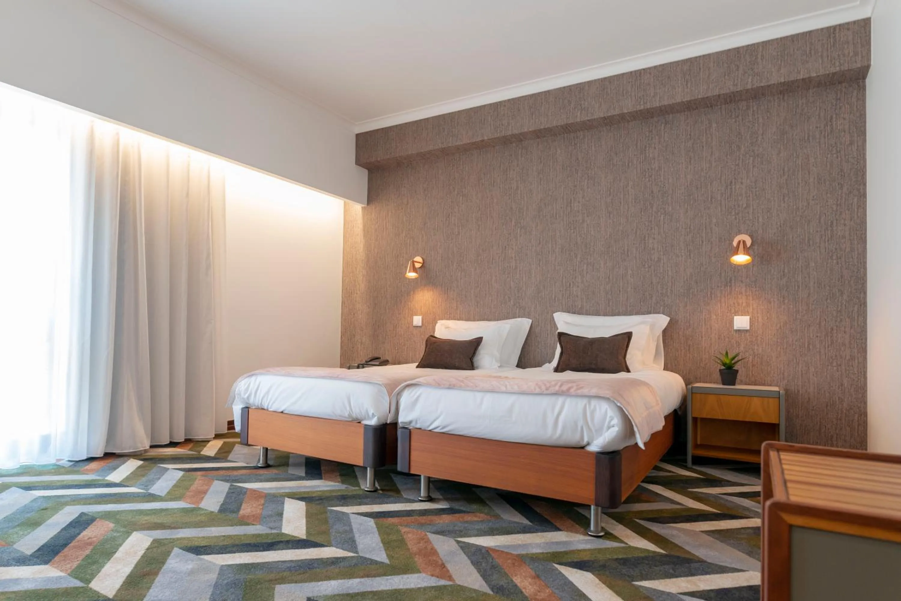 Bed in D. Afonso Hotel & SPA