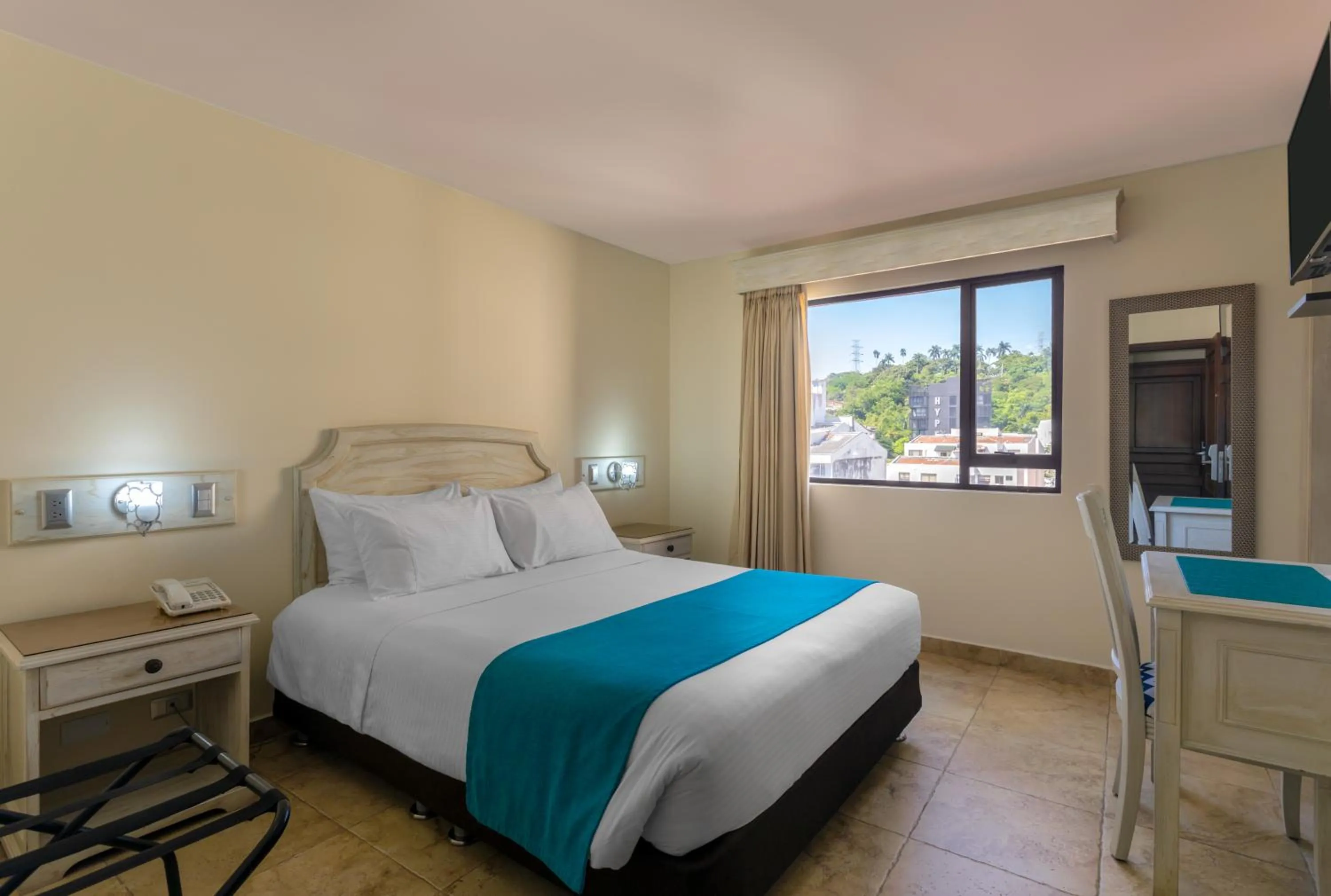 Bed in Hotel Obelisco