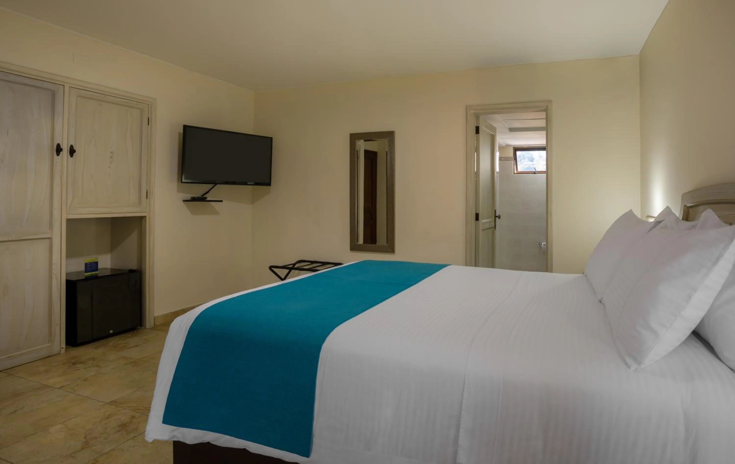 Bed in Hotel Obelisco