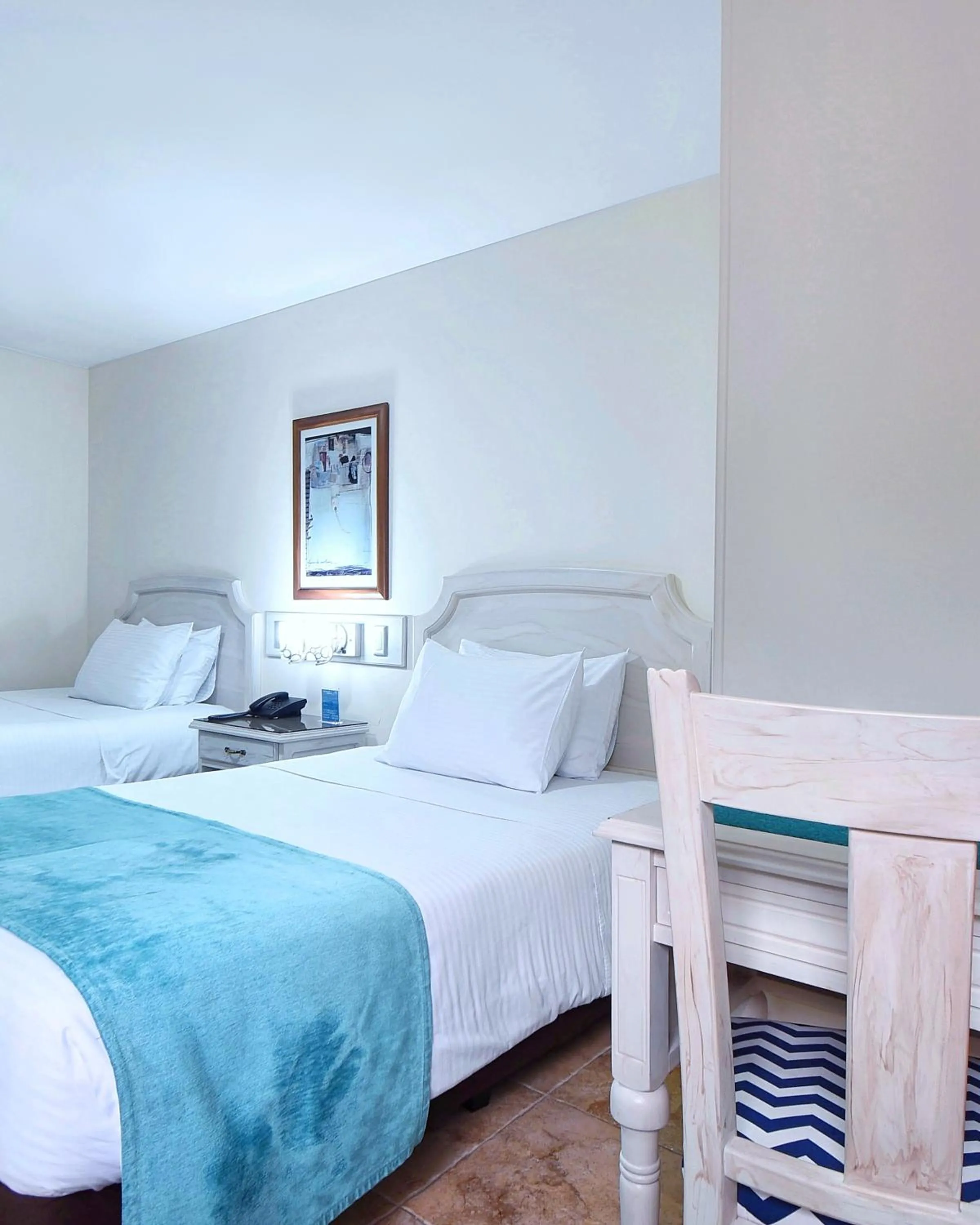 Bed in Hotel Obelisco