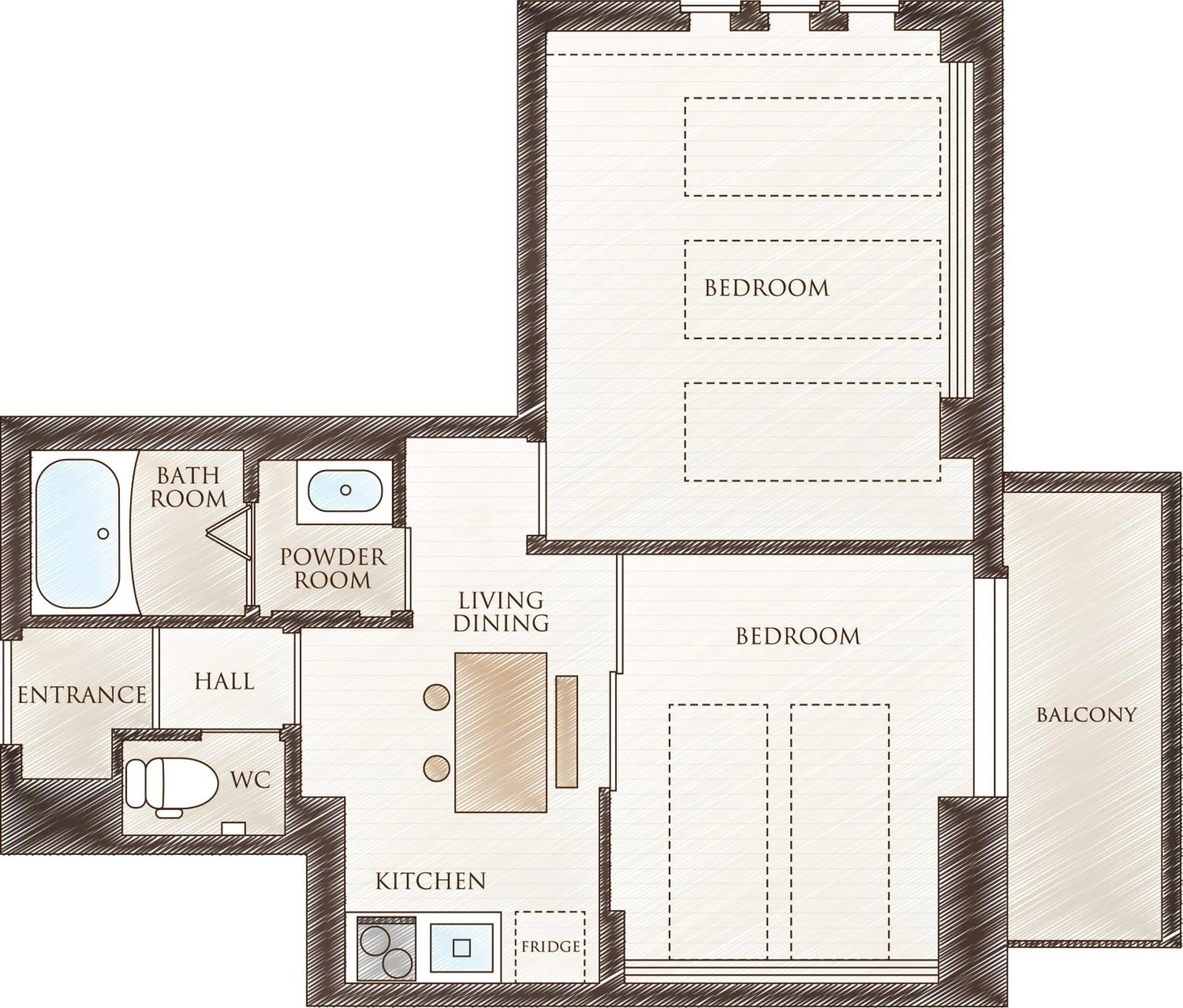 Floor plan in Hotel SAILS