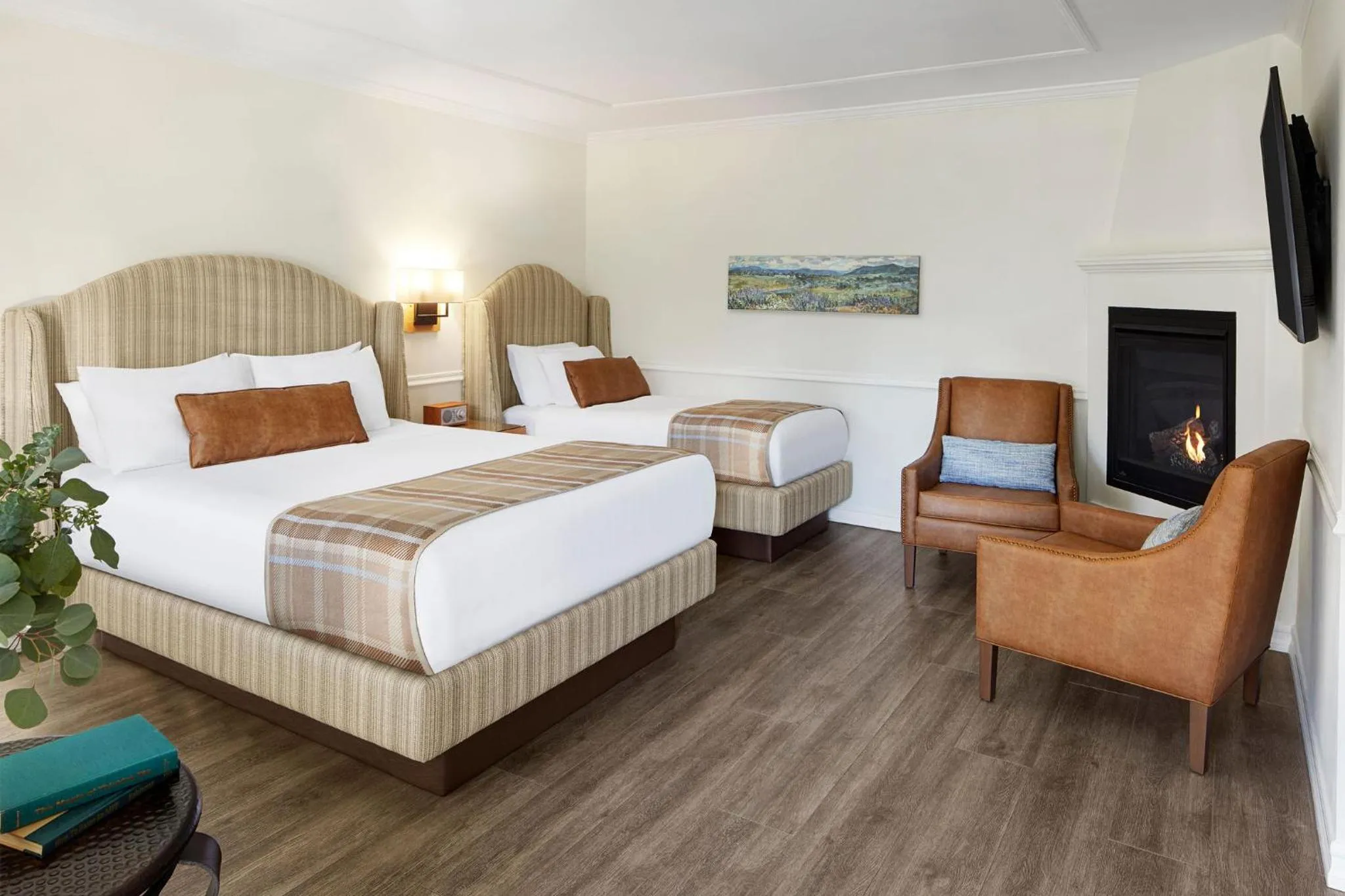 Bed in Coachman's Inn, A Four Sisters Inn