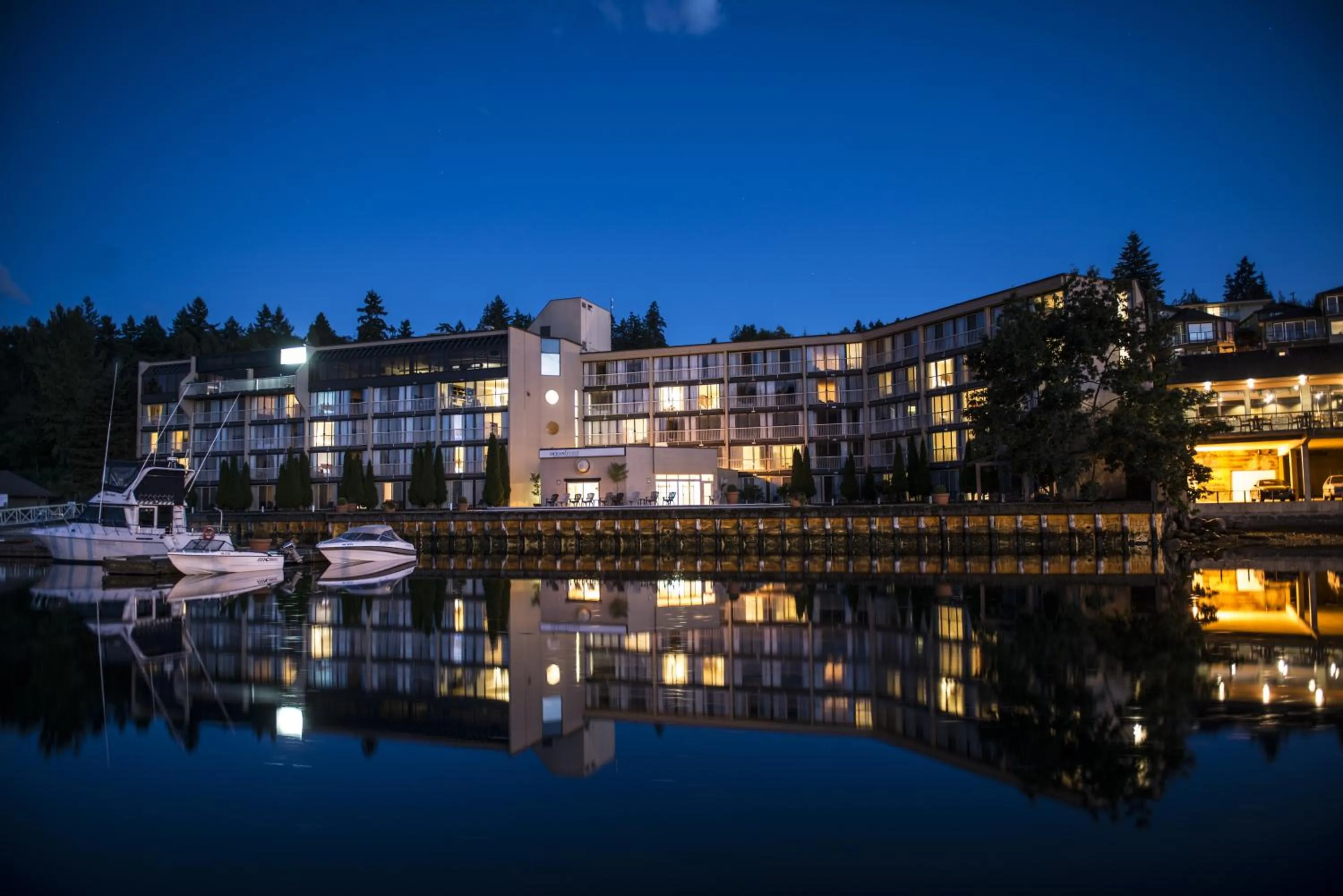 Facade/entrance in Oceanfront Suites at Cowichan Bay