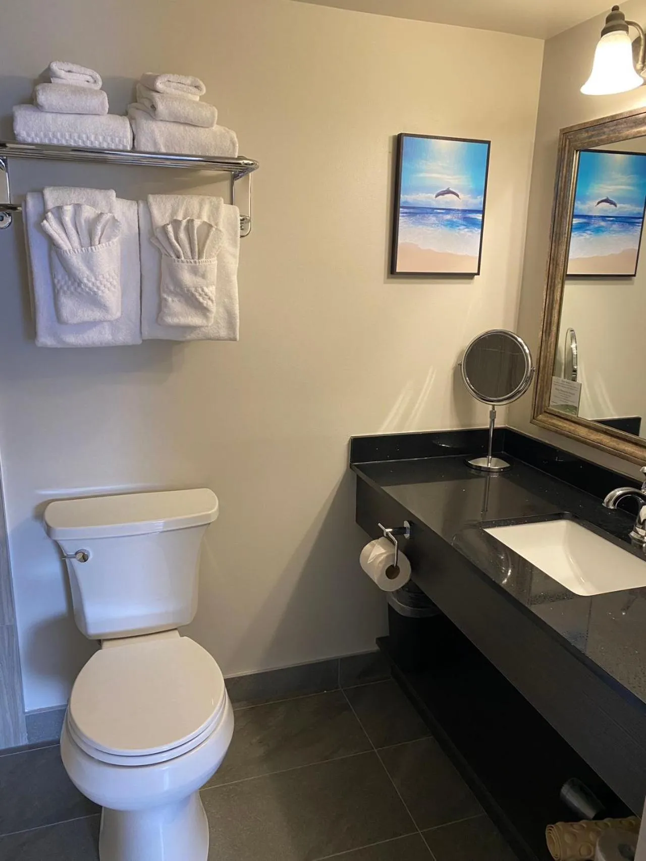 Toilet in Oceanfront Suites at Cowichan Bay