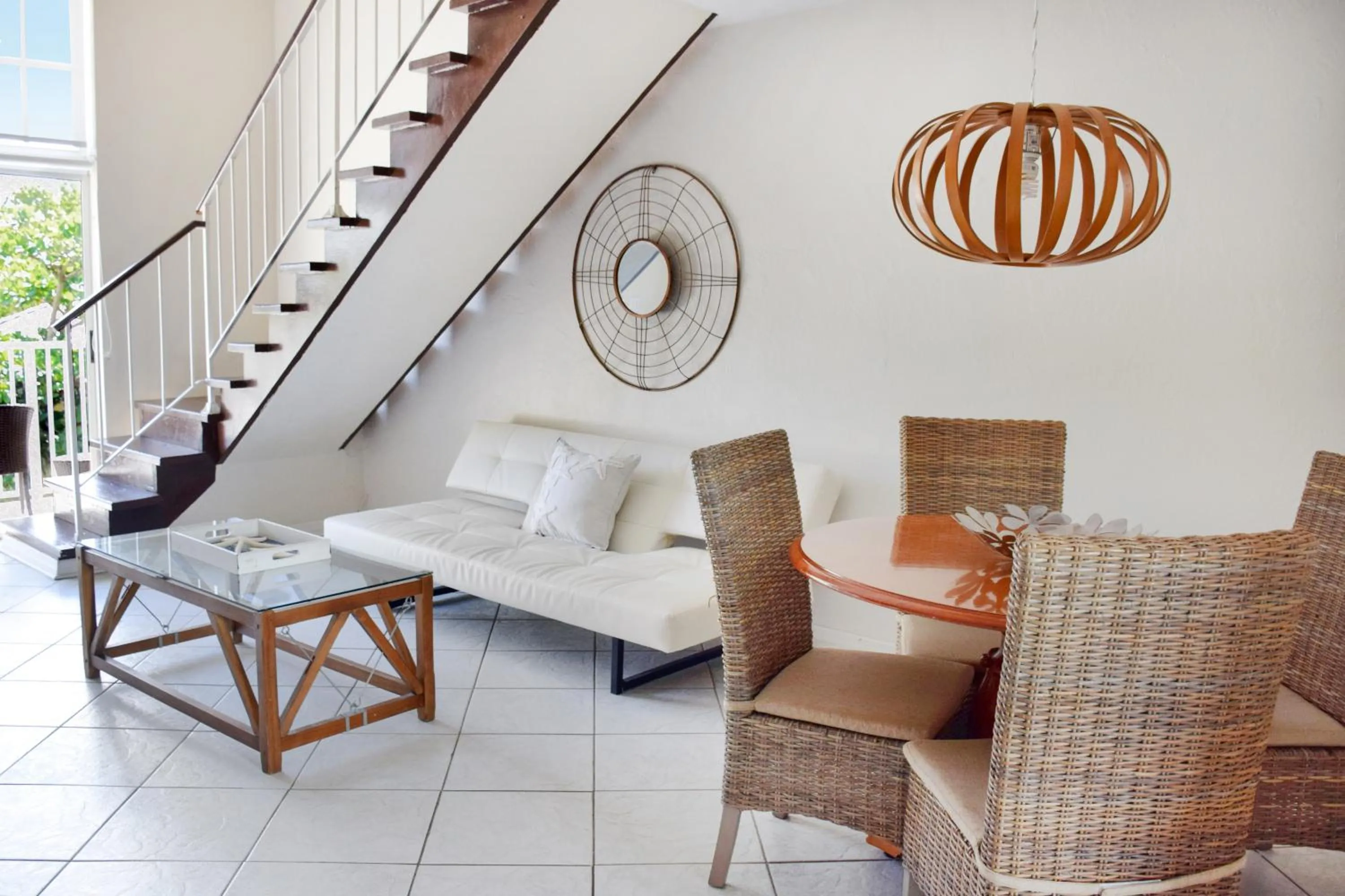 Living room in Coral Reef at Key Biscayne