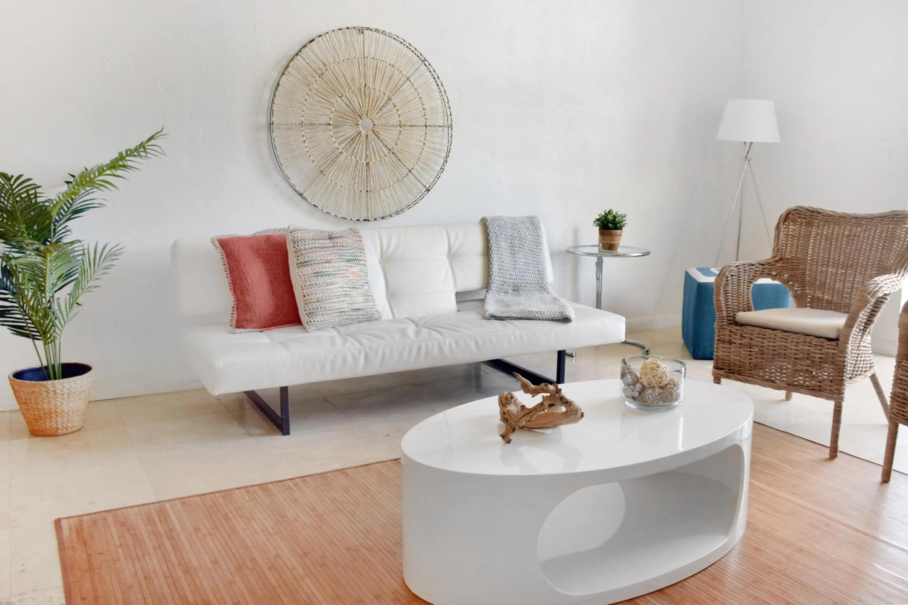 Living room in Coral Reef at Key Biscayne