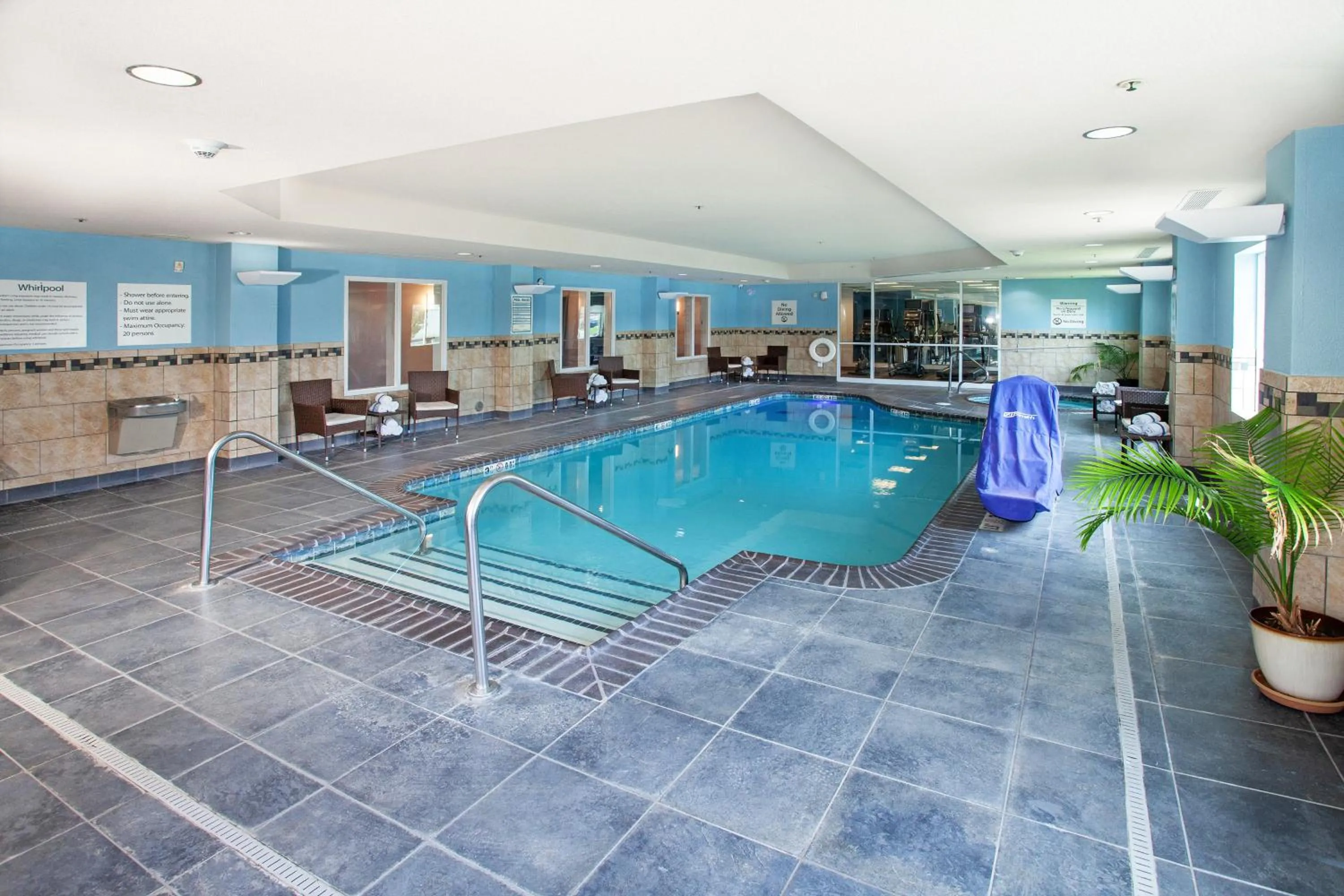 Swimming pool in Holiday Inn Express Tulsa South Bixby by IHG