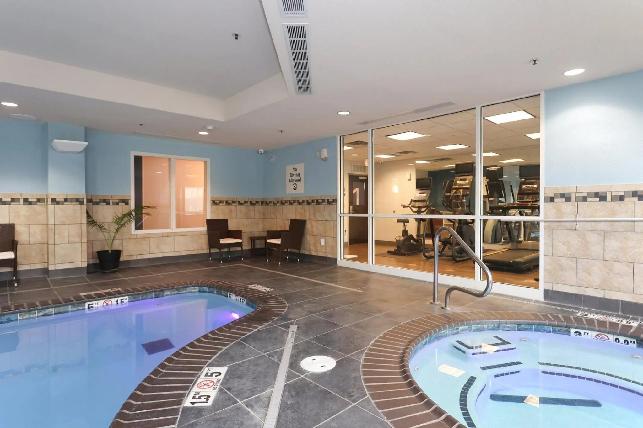 Swimming pool in Holiday Inn Express Tulsa South Bixby by IHG