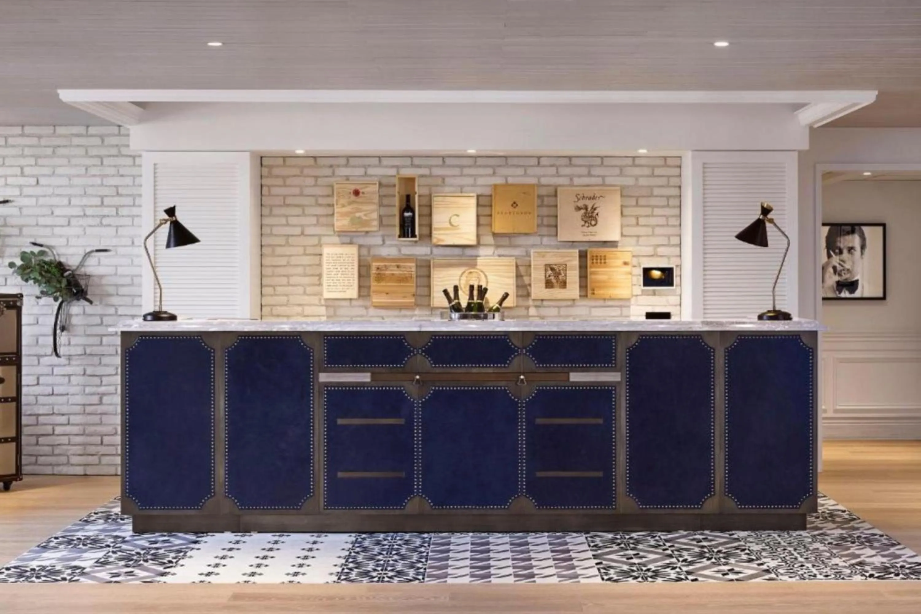 Lobby or reception in The Estate Yountville