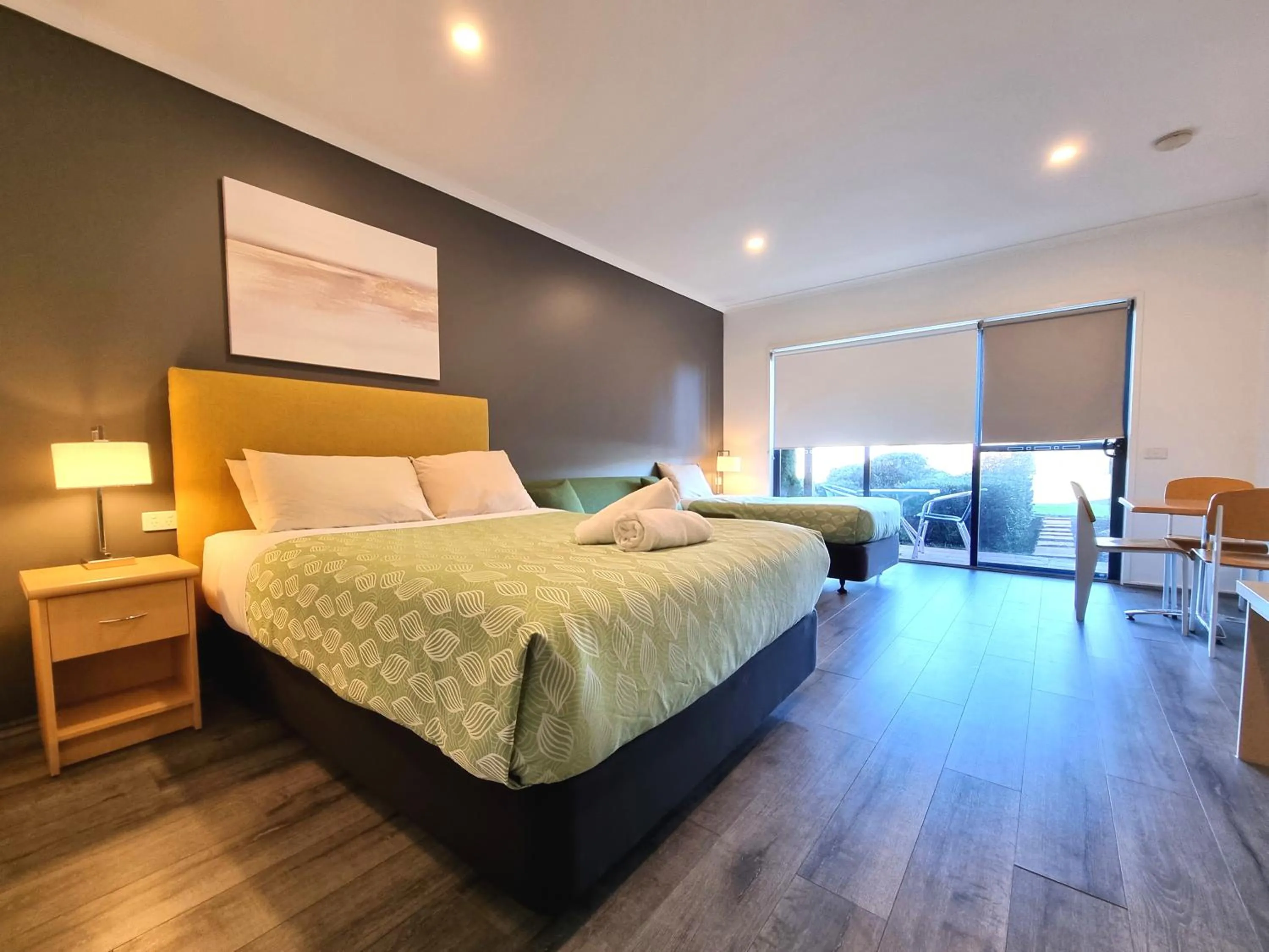 Bed in Seaview Motel & Apartments