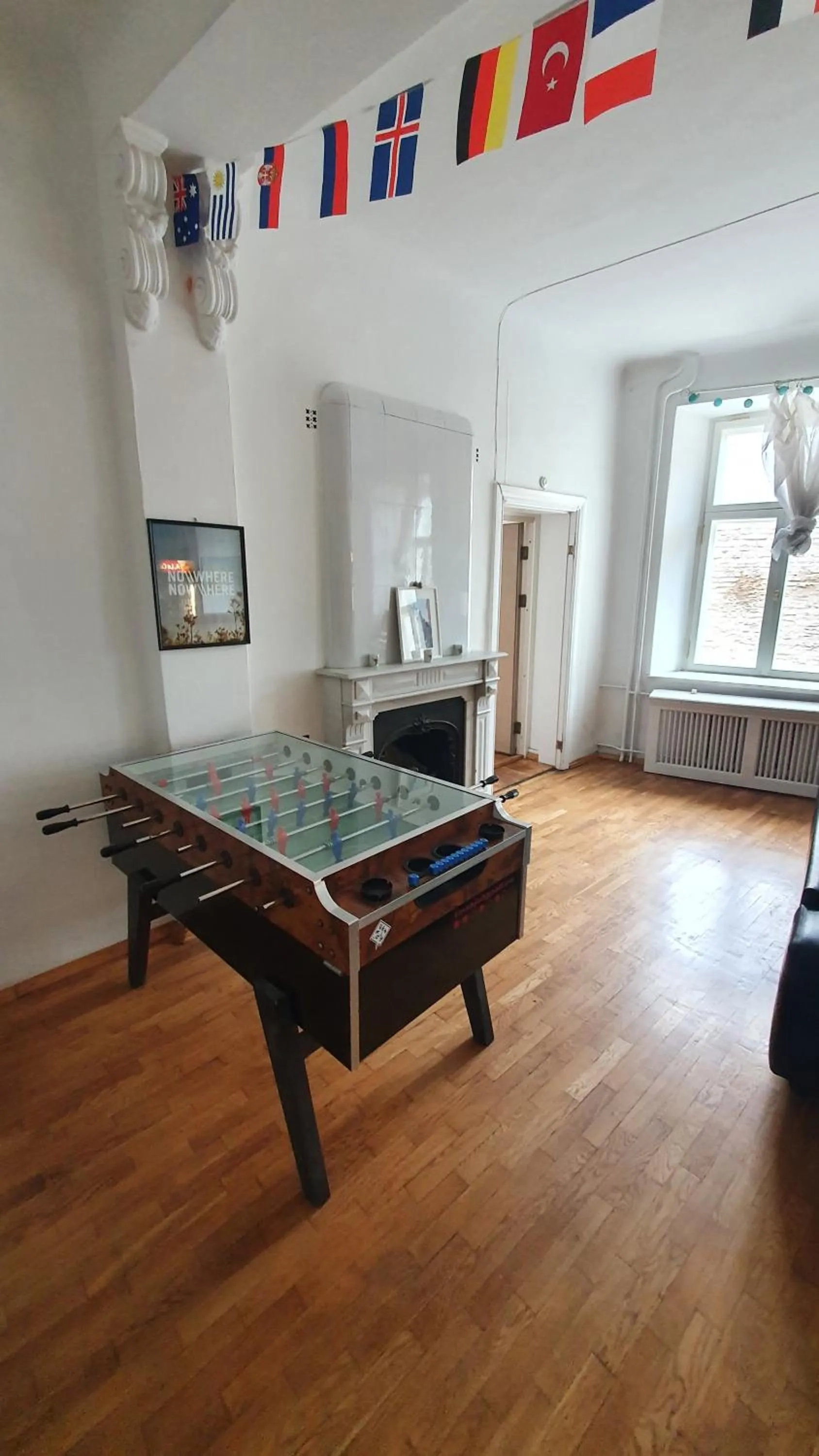 Living room in Imaginary Hostel