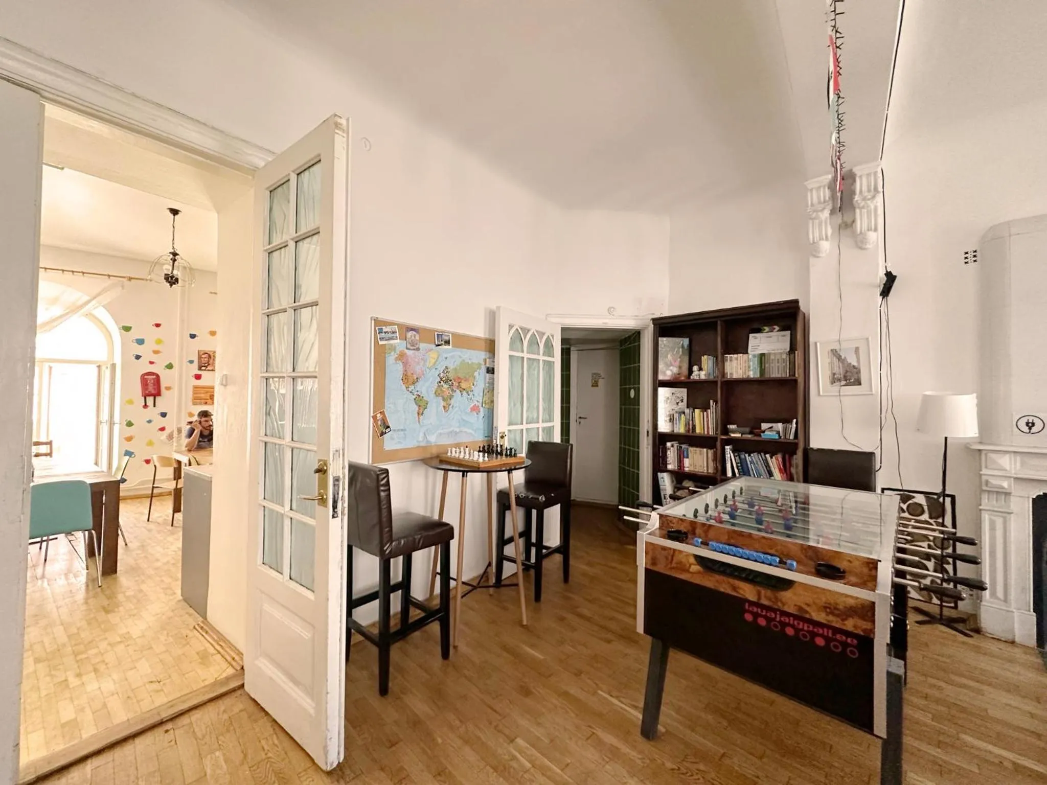 Living room in Imaginary Hostel