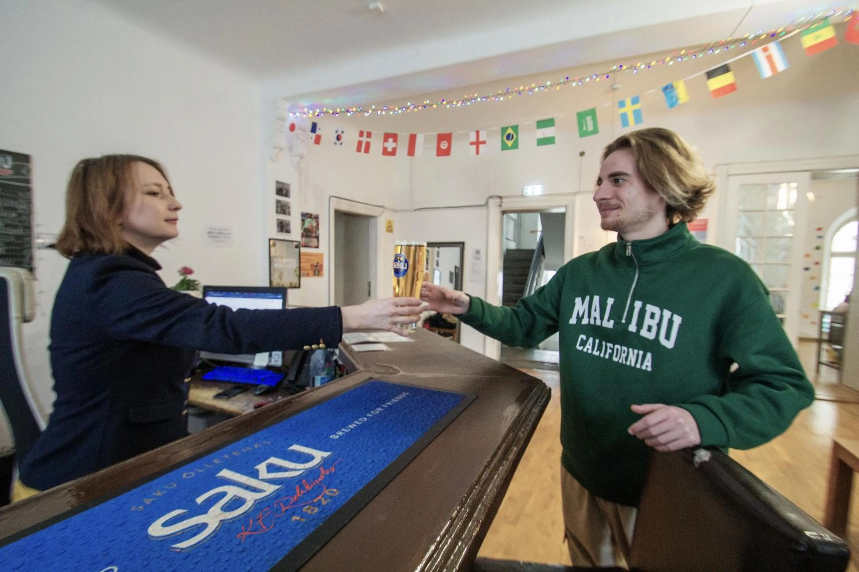 Lobby or reception in Imaginary Hostel
