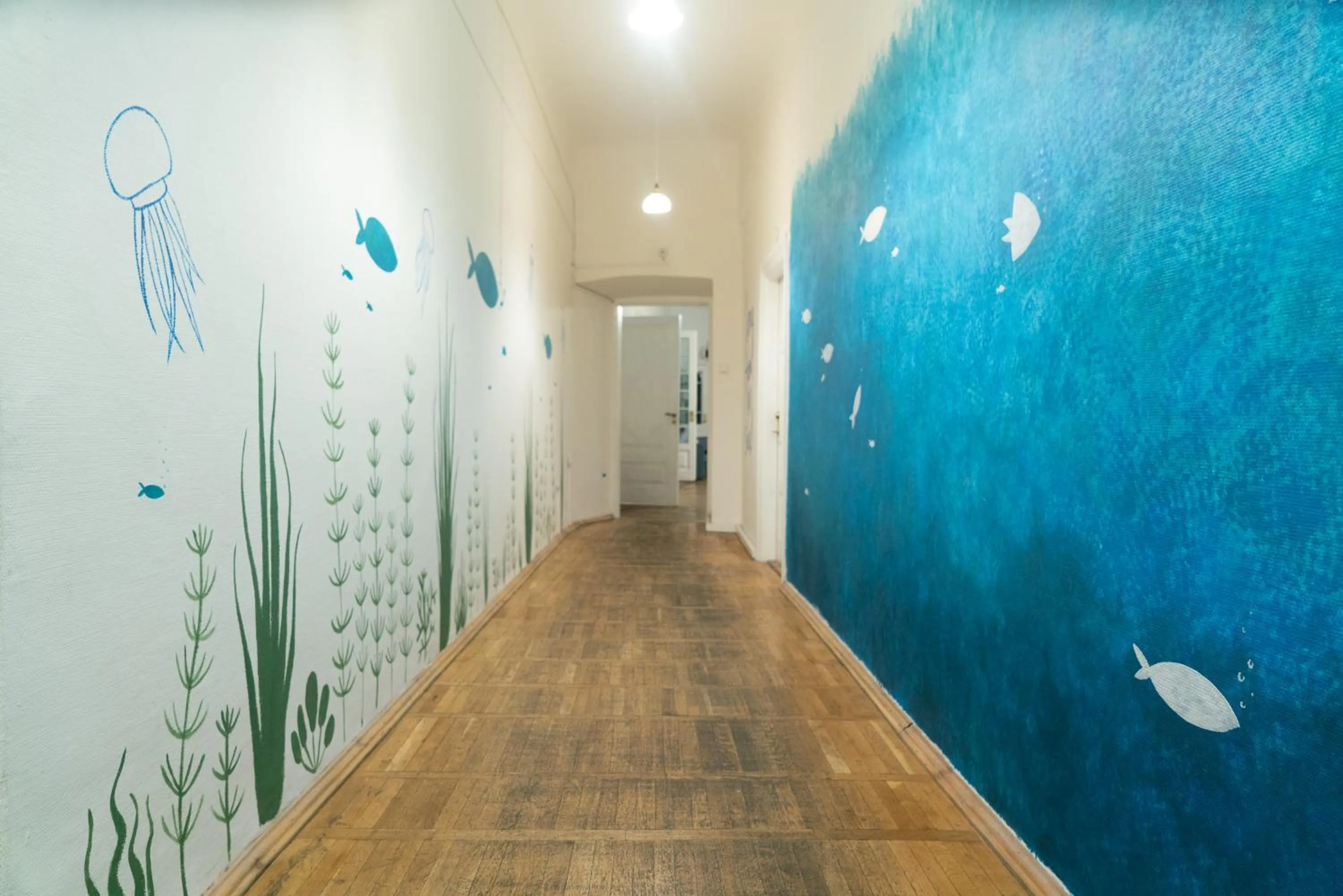 Decorative detail in Imaginary Hostel