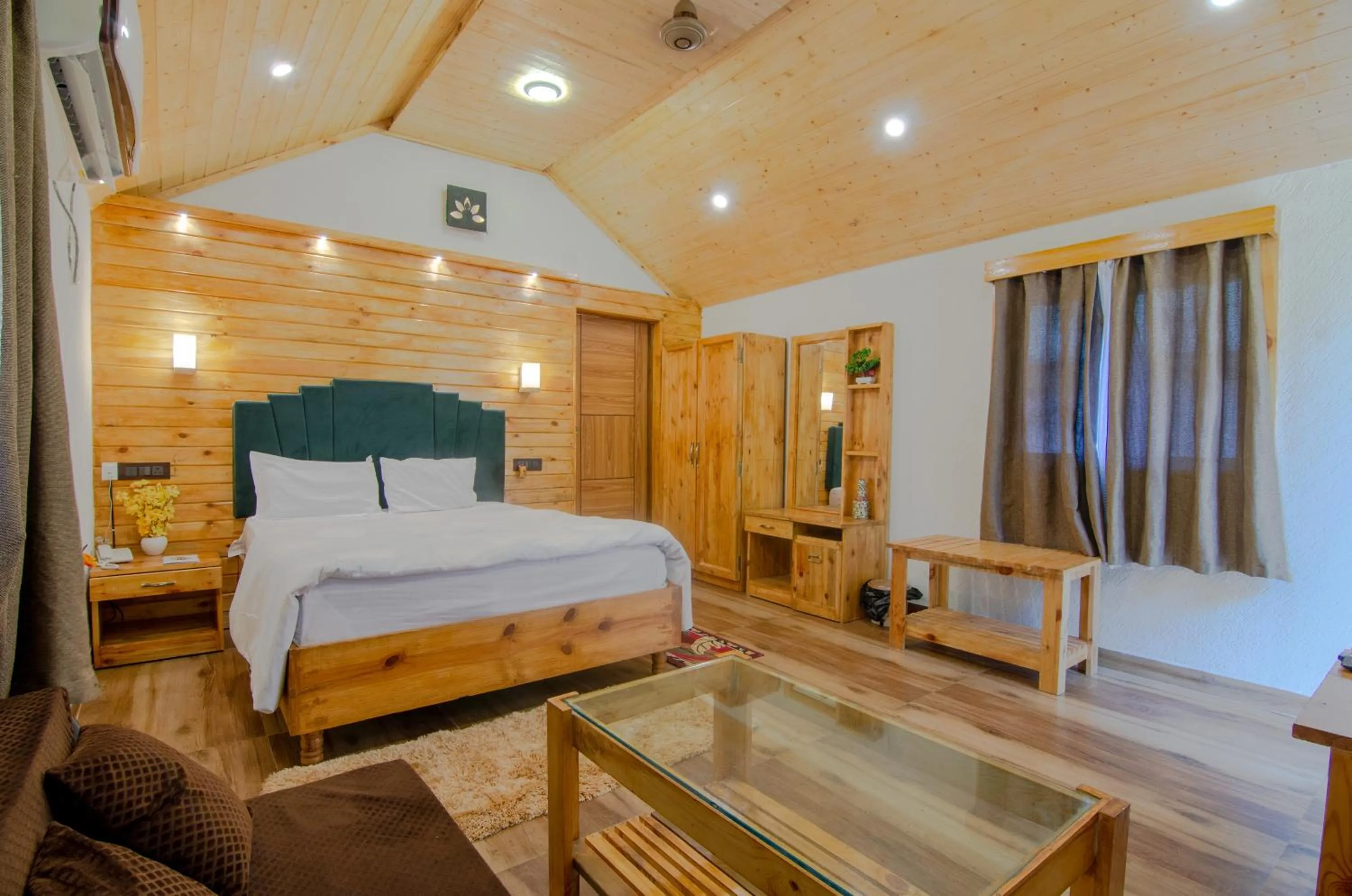 Bed in Natures Dreamland Holiday Homes, Igatpuri