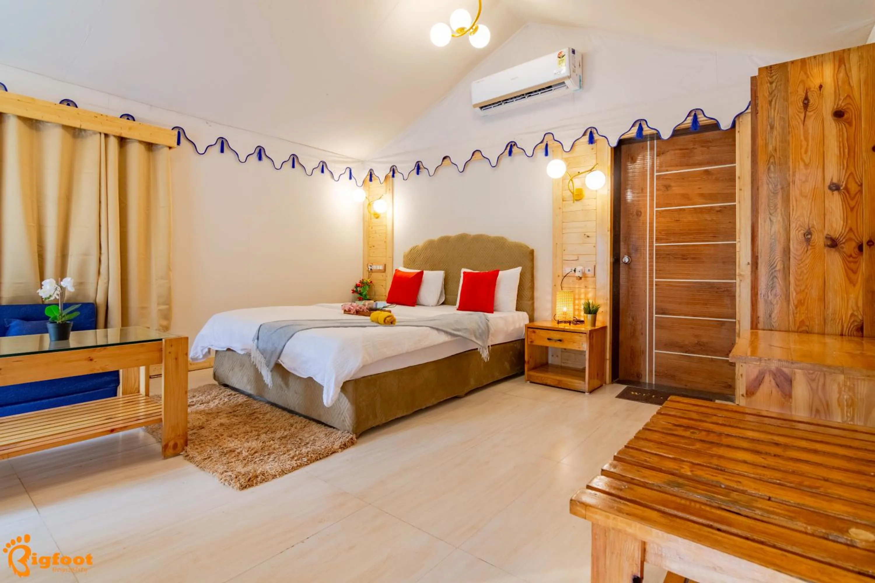 Bedroom, Bed in Natures Dreamland Holiday Homes, Igatpuri