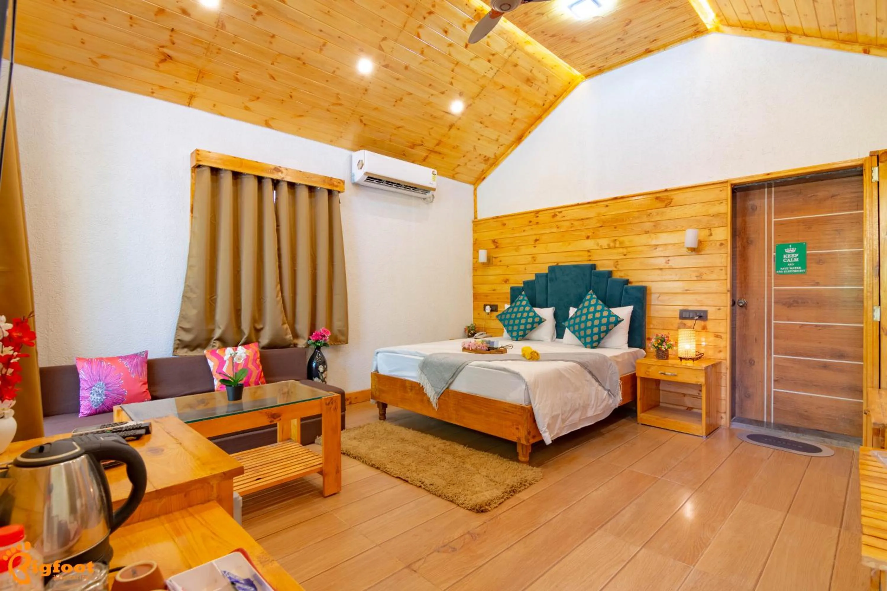 Bedroom, Bed in Natures Dreamland Holiday Homes, Igatpuri