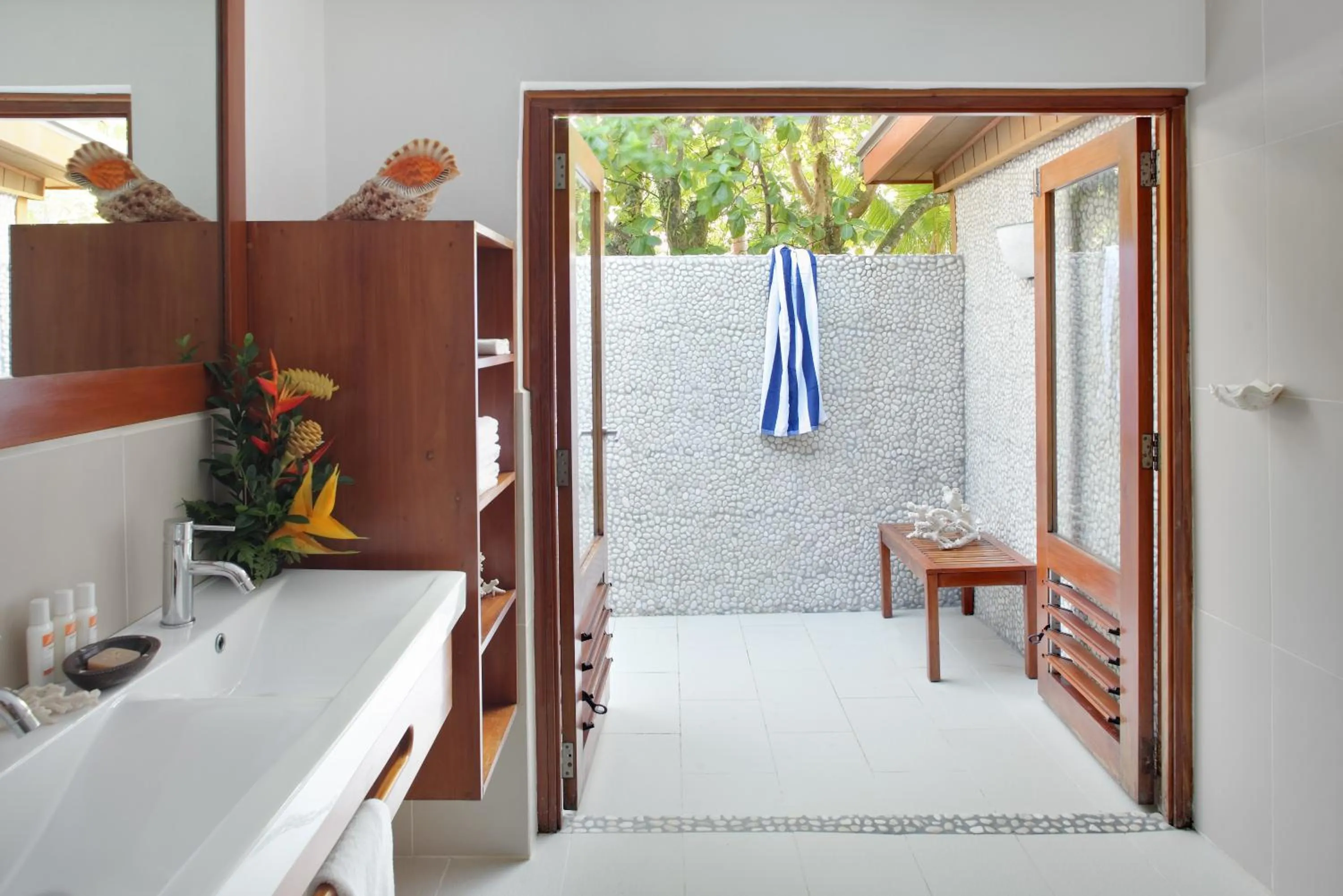 Bathroom in Toberua Island Resort