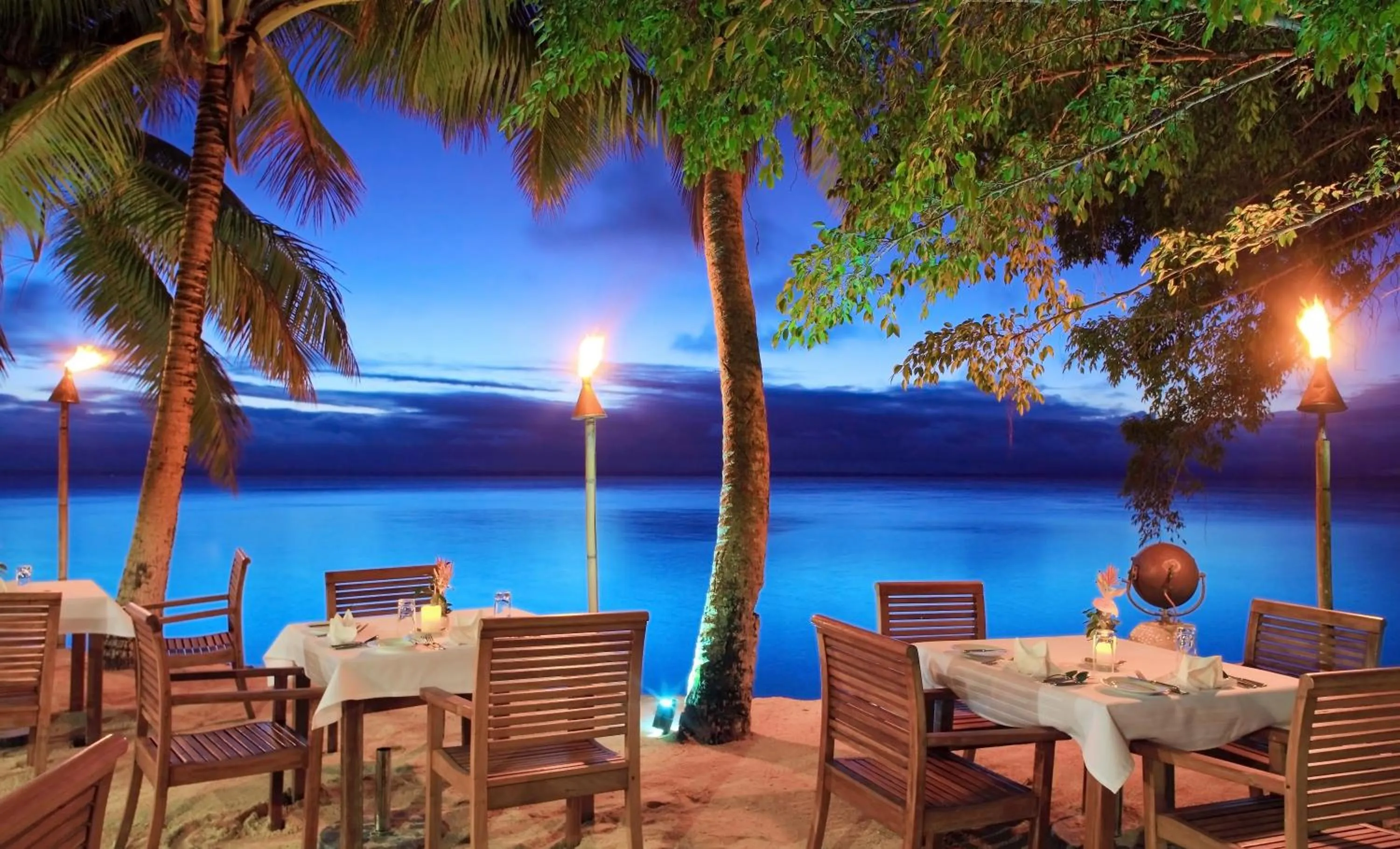 Restaurant/places to eat in Toberua Island Resort