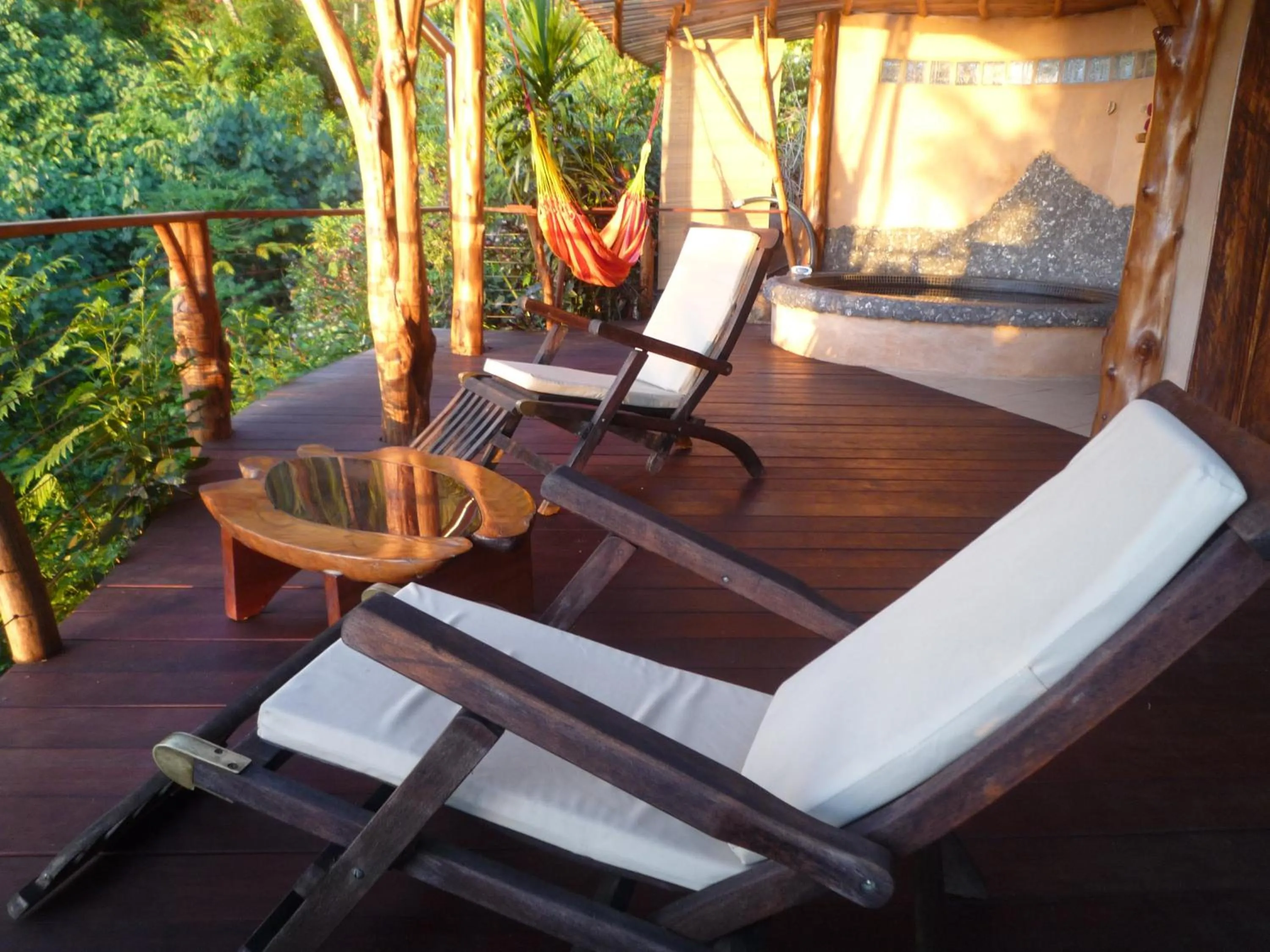 Patio in Vanira Lodge