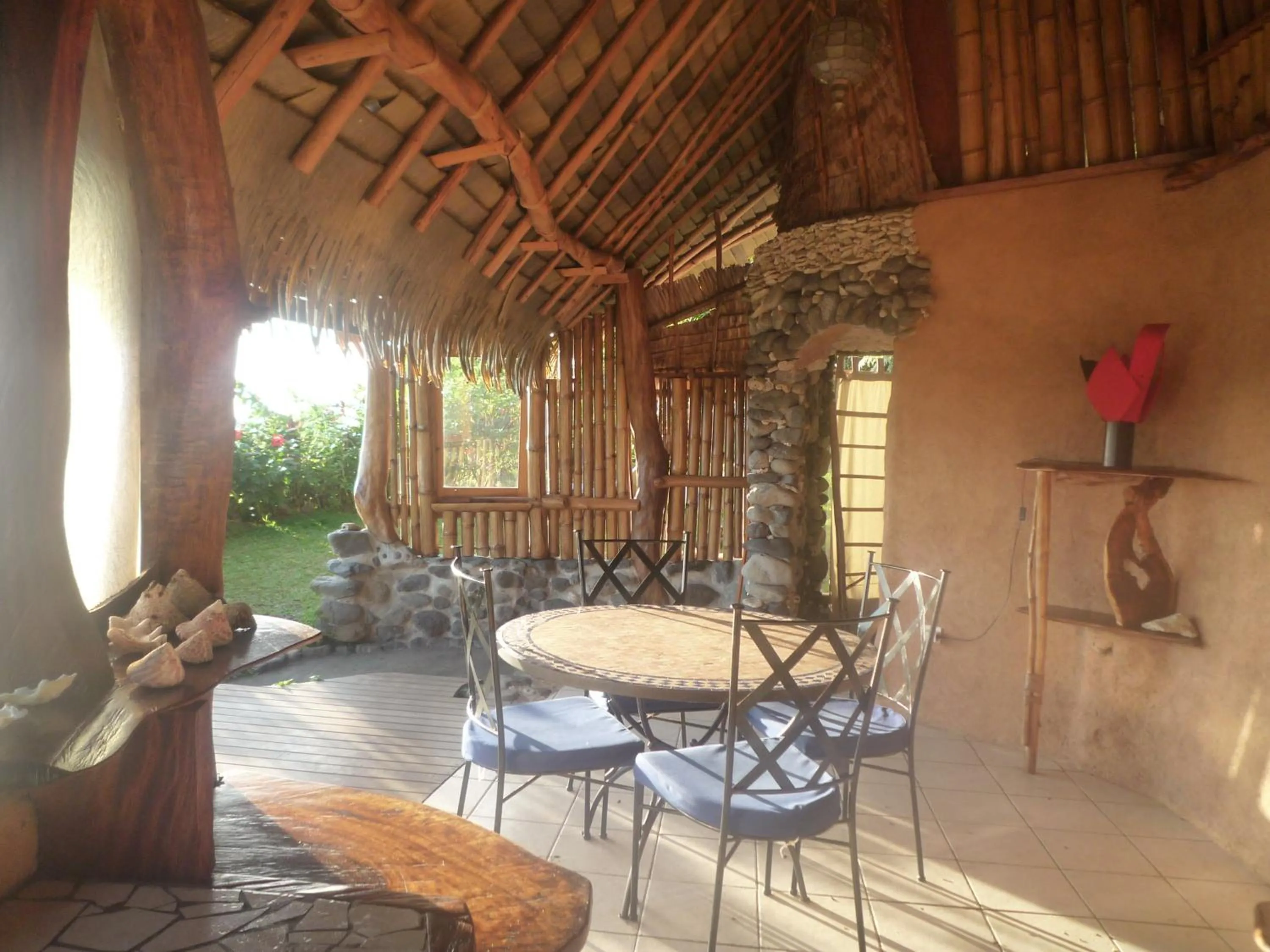 Patio in Vanira Lodge